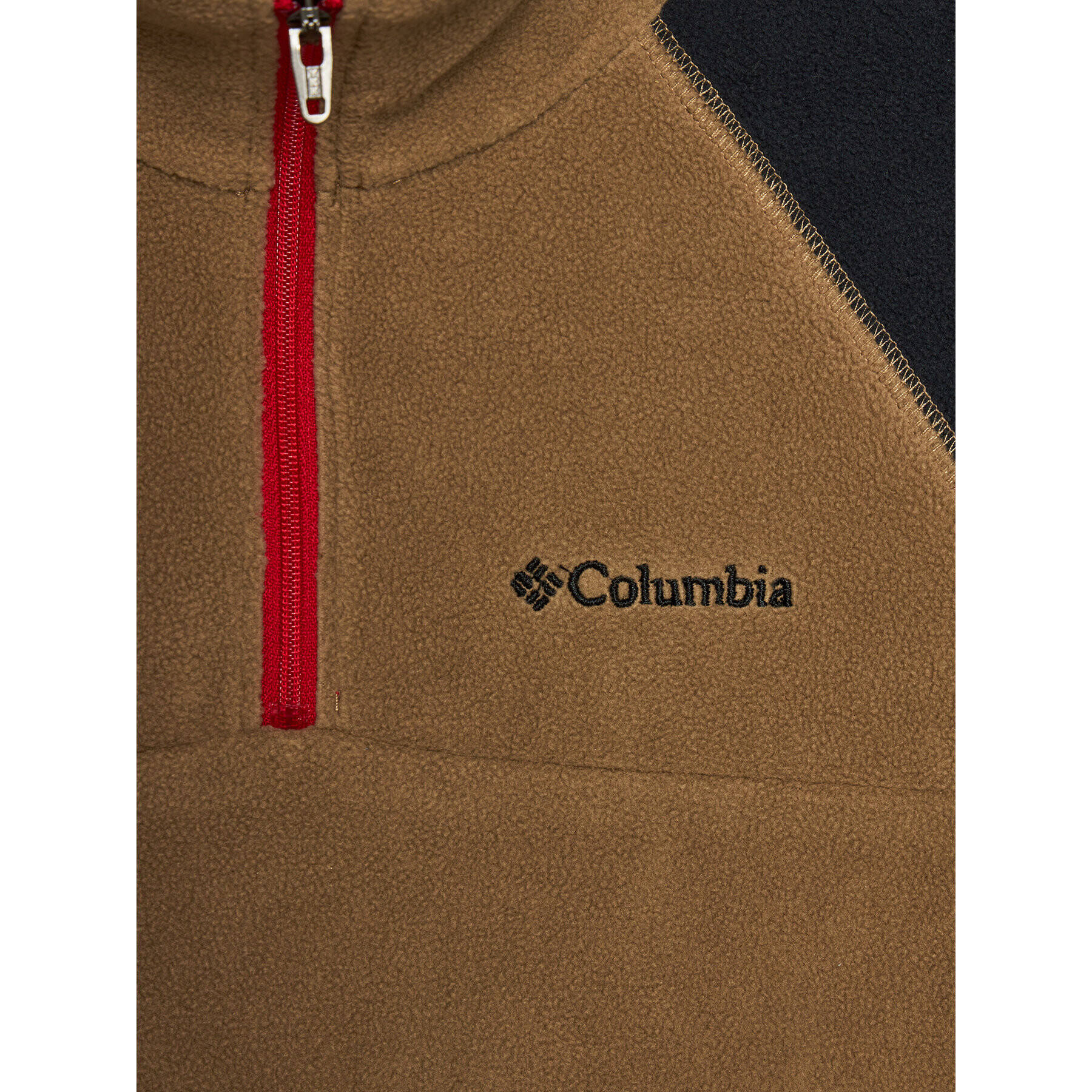 Columbia Fleecová mikina Glacial™ Half Zip Hnědá Regular Fit - Pepit.cz