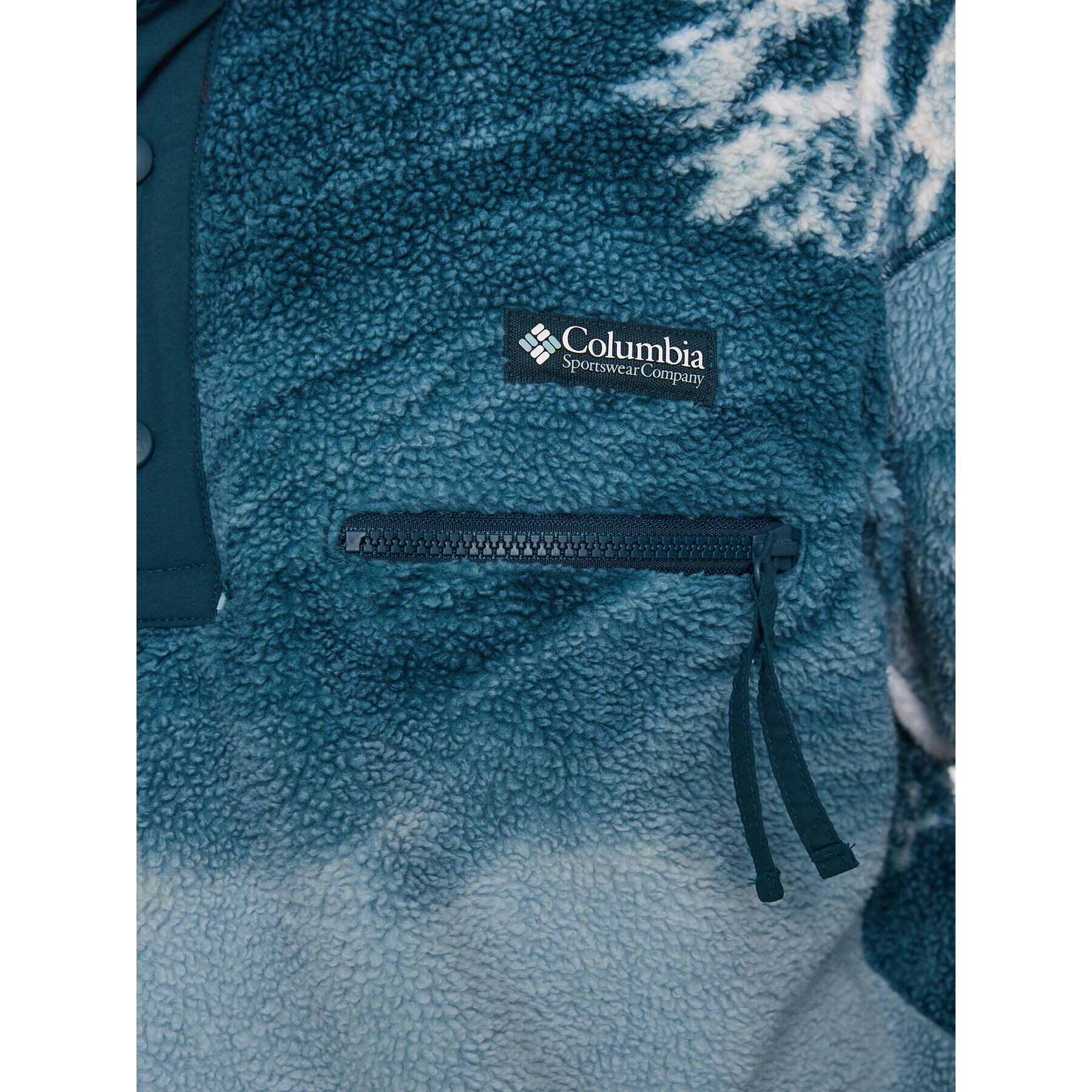 Columbia Fleecová mikina Helvetia™ Half Snap Fleece Modrá Regular Fit - Pepit.cz