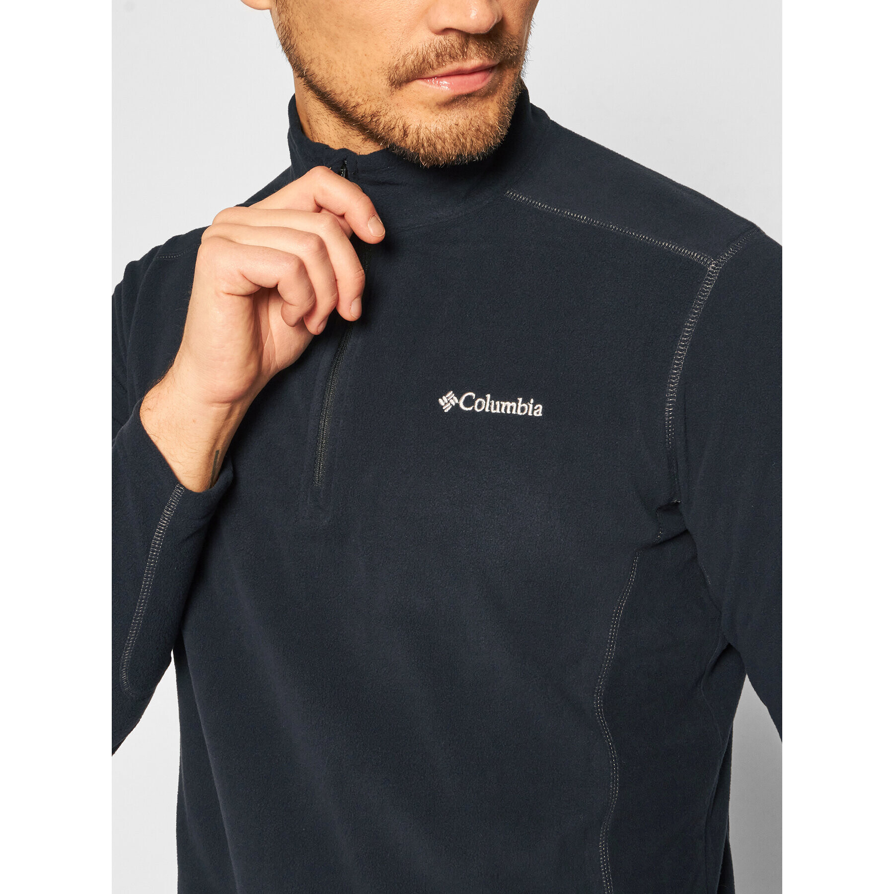 Columbia Fleecová mikina Klamath Range Ii 1352472 Černá Regular Fit - Pepit.cz