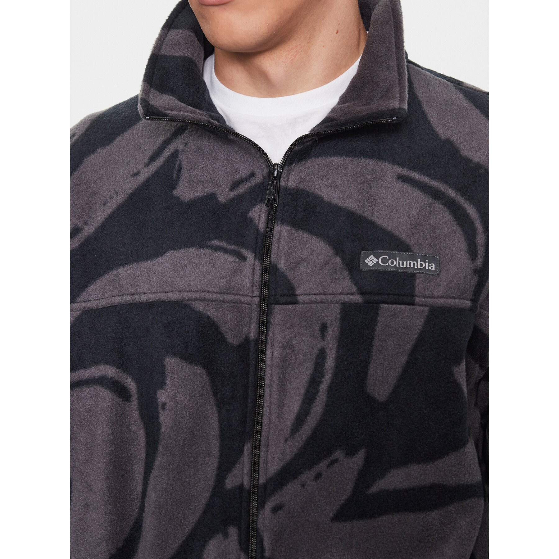 Columbia Fleecová mikina Steens Mountain™ Printed Jacket Černá Regular Fit - Pepit.cz