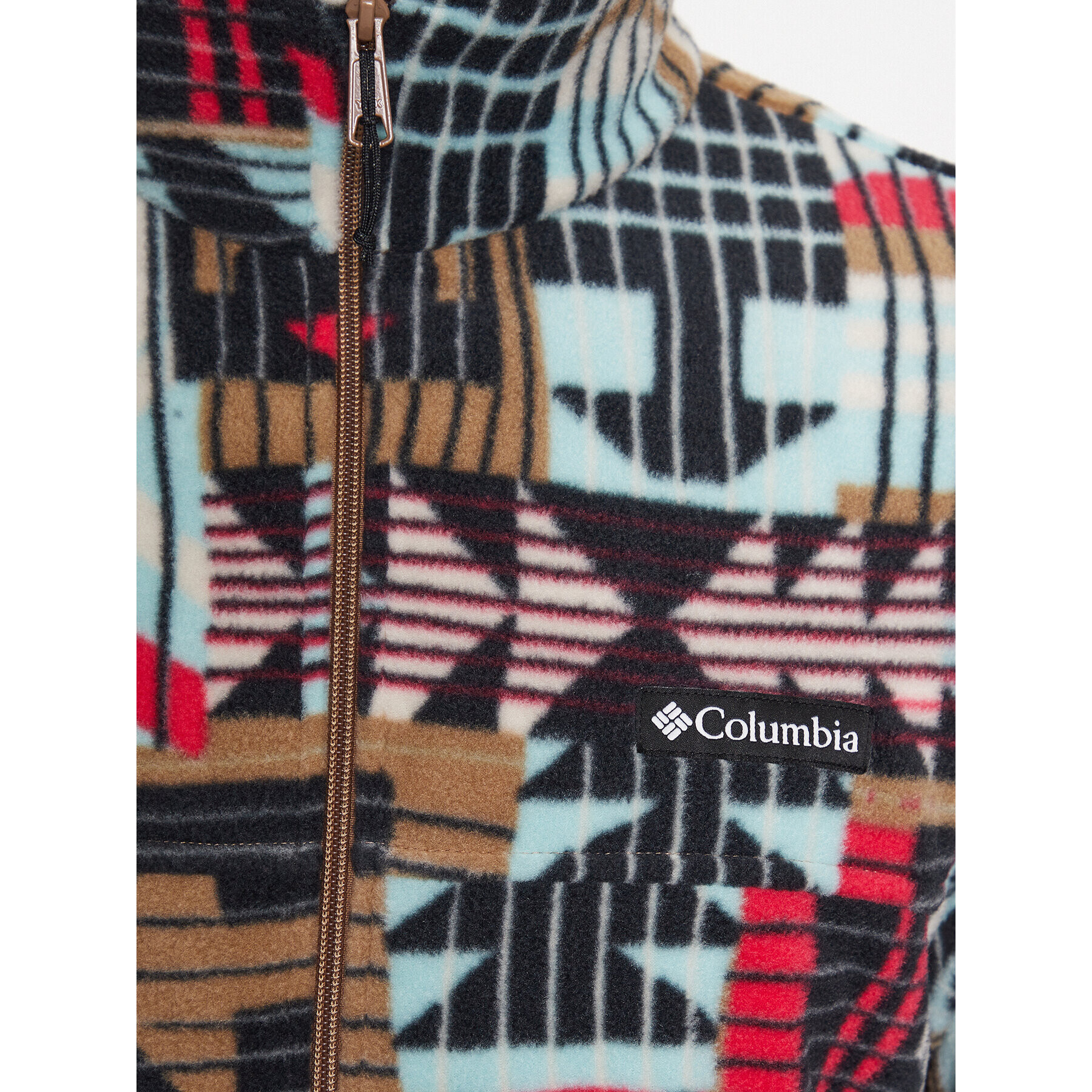 Columbia Fleecová mikina Steens Mountain™ Printed Jacket Hnědá Regular Fit - Pepit.cz