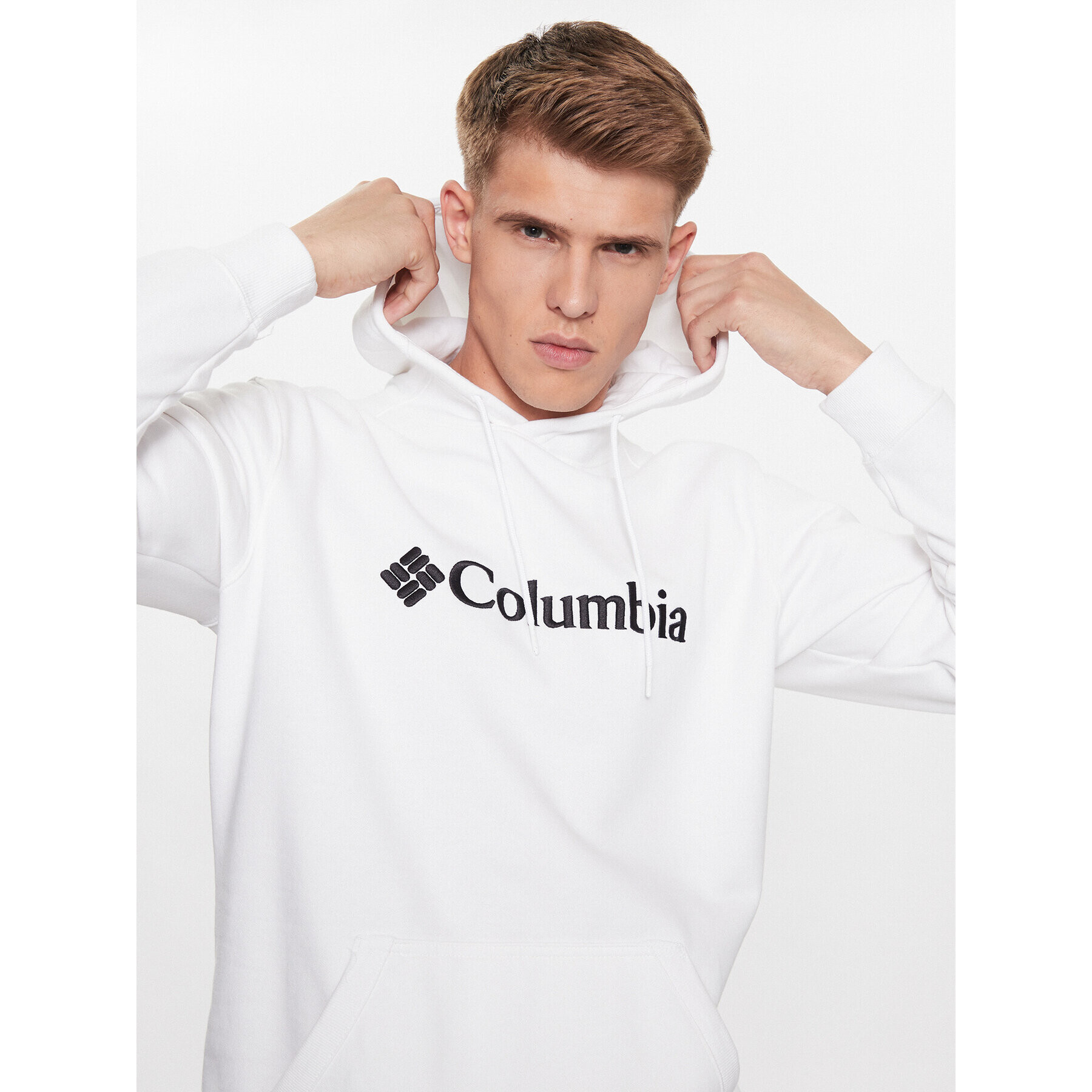 Columbia Mikina CSC Basic Logo™ II Hoodie Bílá Regular Fit - Pepit.cz