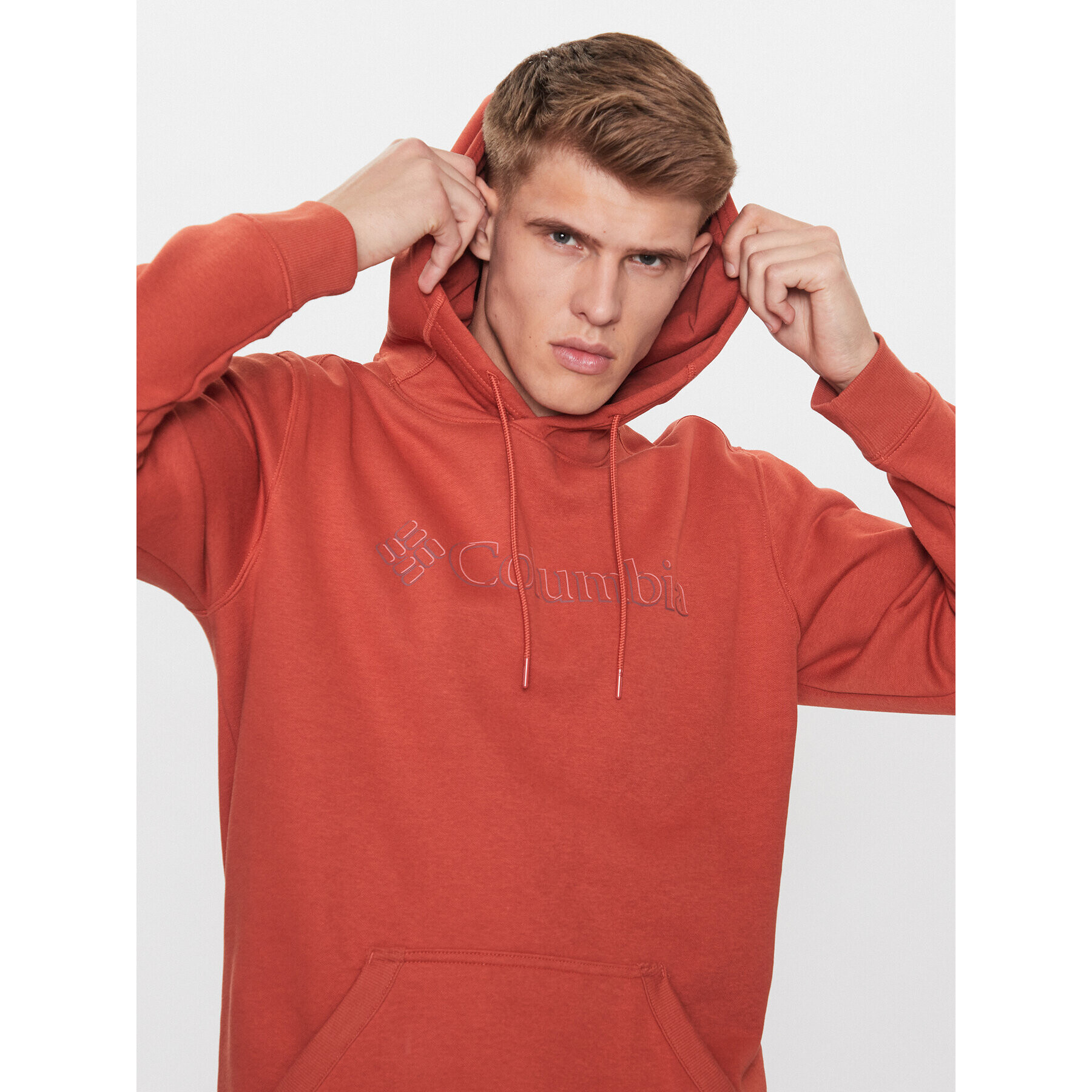 Columbia Mikina CSC Basic Logo™ II Hoodie Oranžová Regular Fit - Pepit.cz