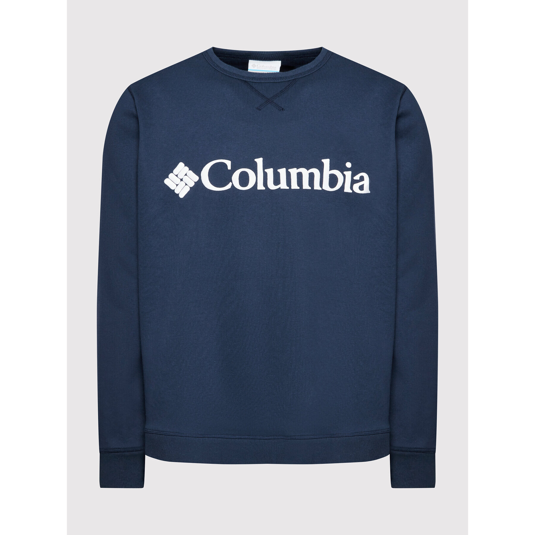 Columbia Mikina Logo Fleece Crew 1884931 Tmavomodrá Regular Fit - Pepit.cz