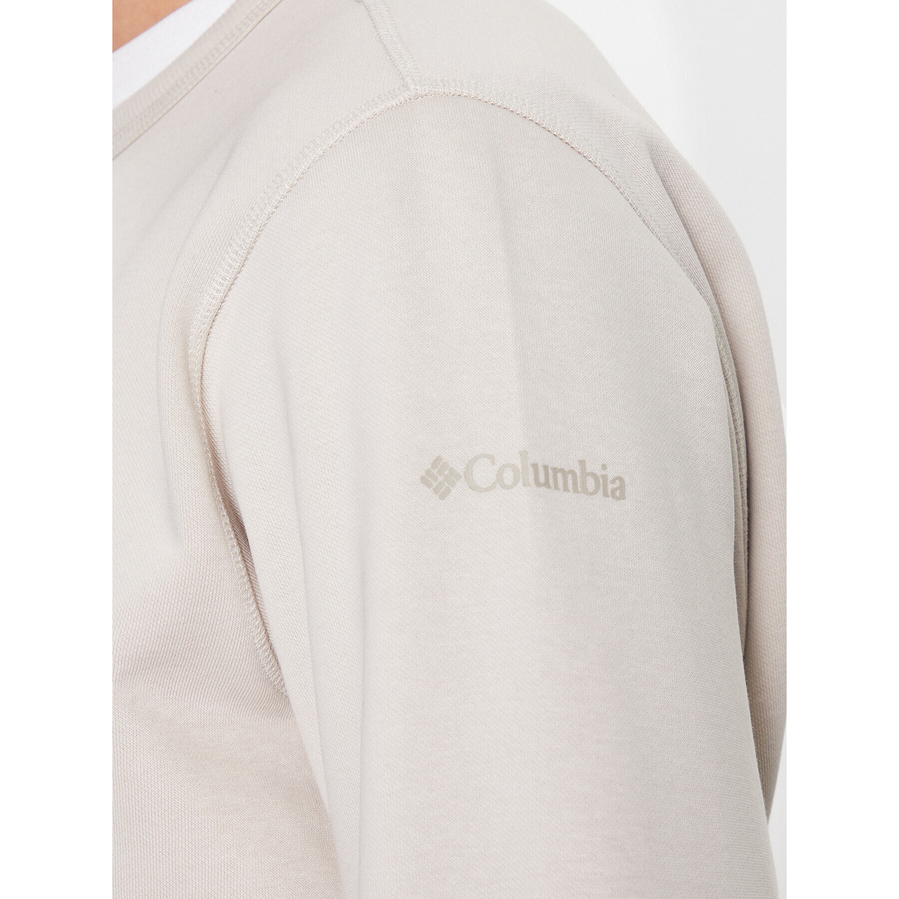 Columbia Mikina M Logo Fleece Crew Hnědá Regular Fit - Pepit.cz