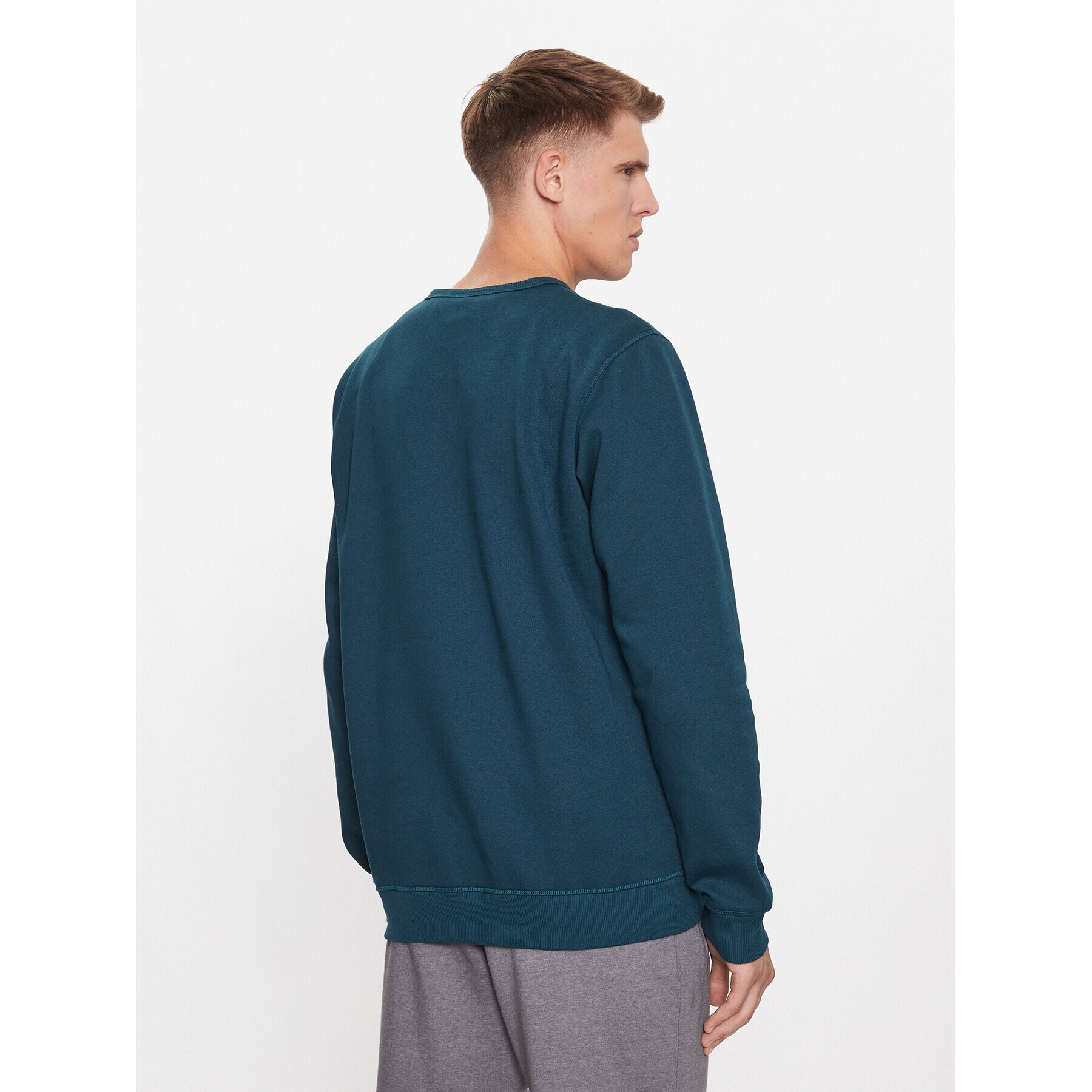 Columbia Mikina M Logo Fleece Crew Modrá Regular Fit - Pepit.cz