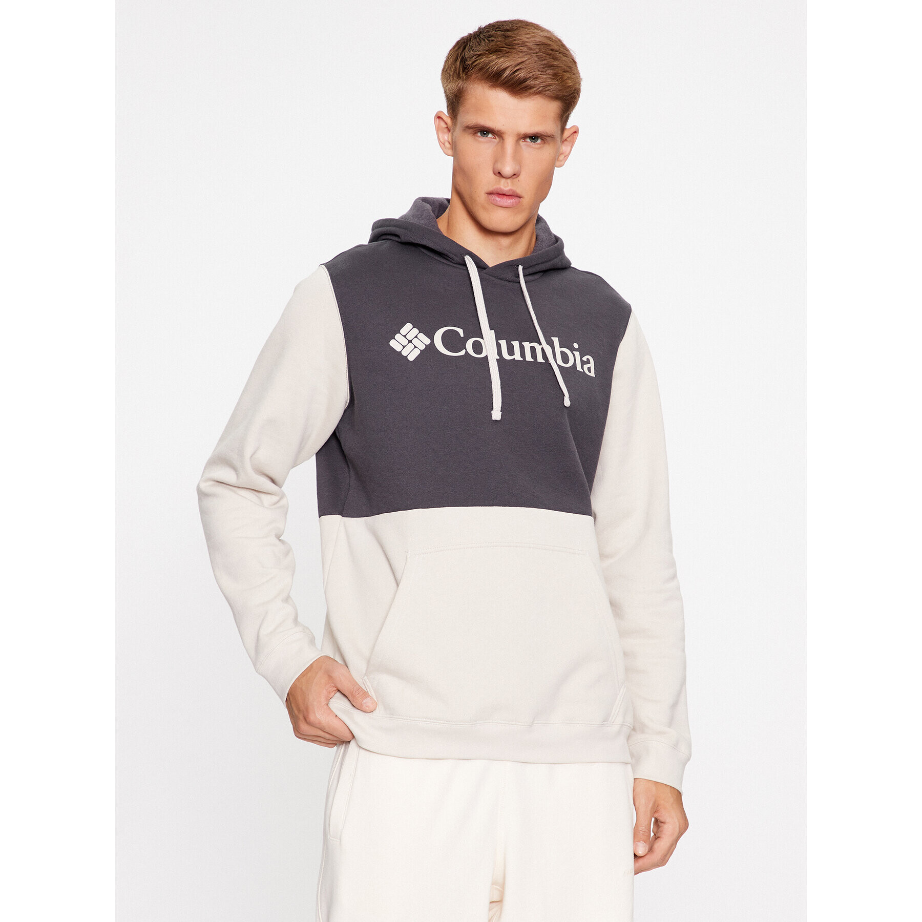 Columbia Mikina Trek™ Colorblock Hoodie Hnědá Regular Fit - Pepit.cz