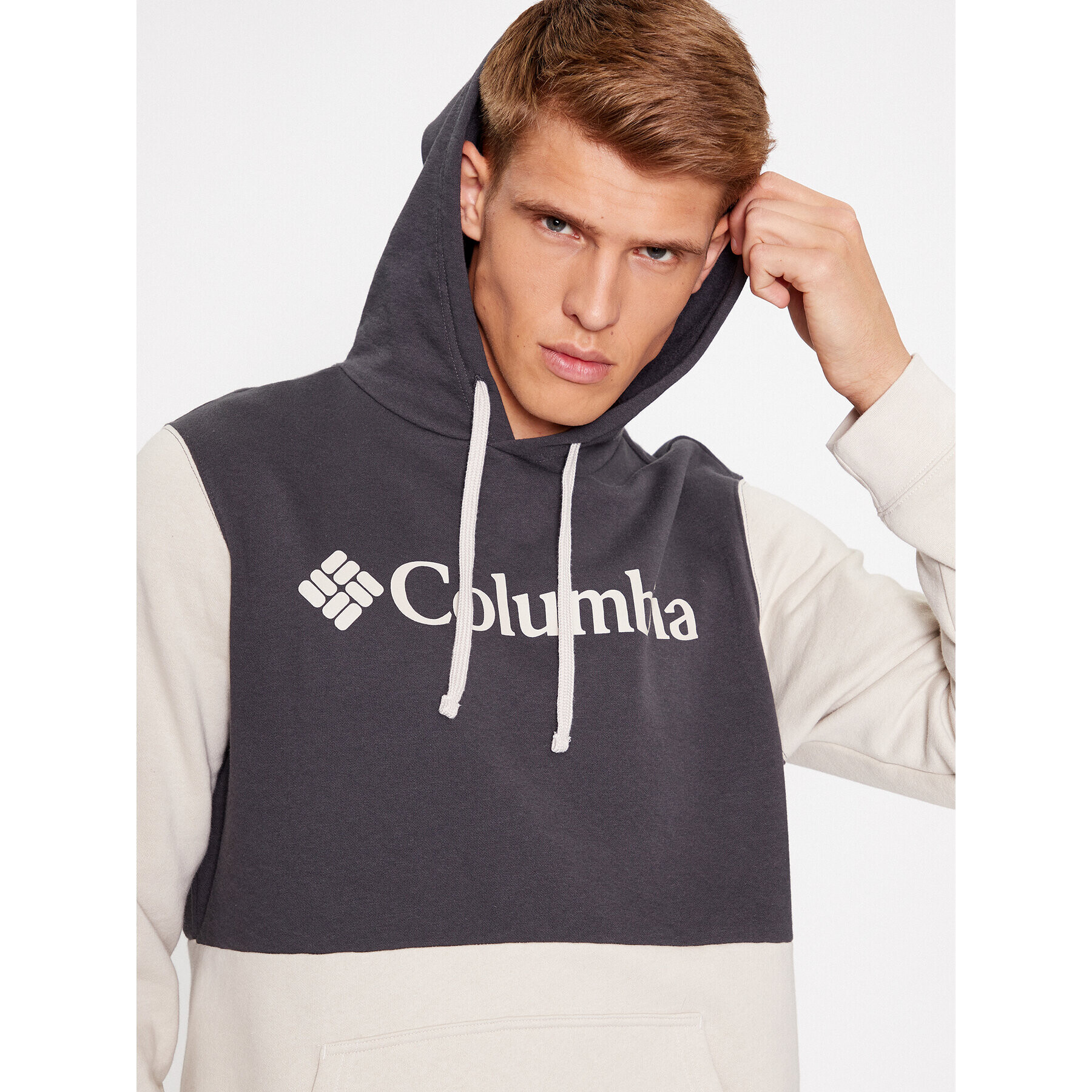 Columbia Mikina Trek™ Colorblock Hoodie Hnědá Regular Fit - Pepit.cz