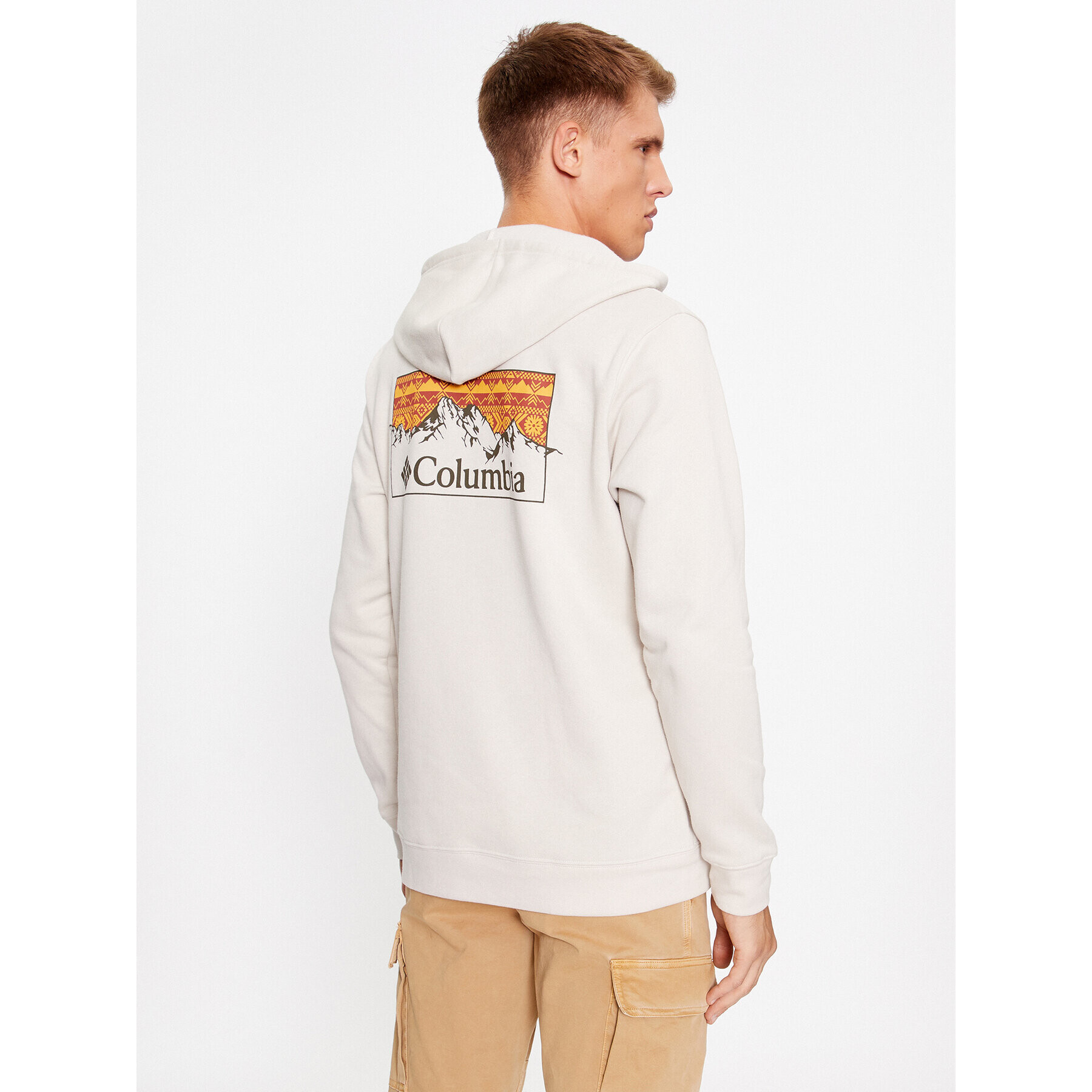 Columbia Mikina Trek™ Graphic Hoodie Hnědá Regular Fit - Pepit.cz