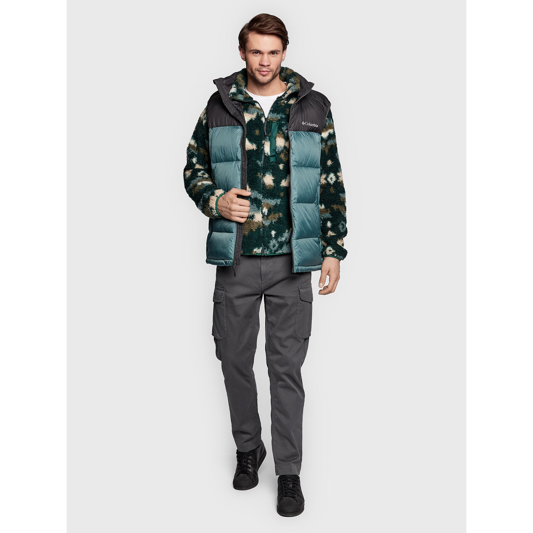 Columbia Mikina Winter Pass 1866565 Zelená Regular Fit - Pepit.cz