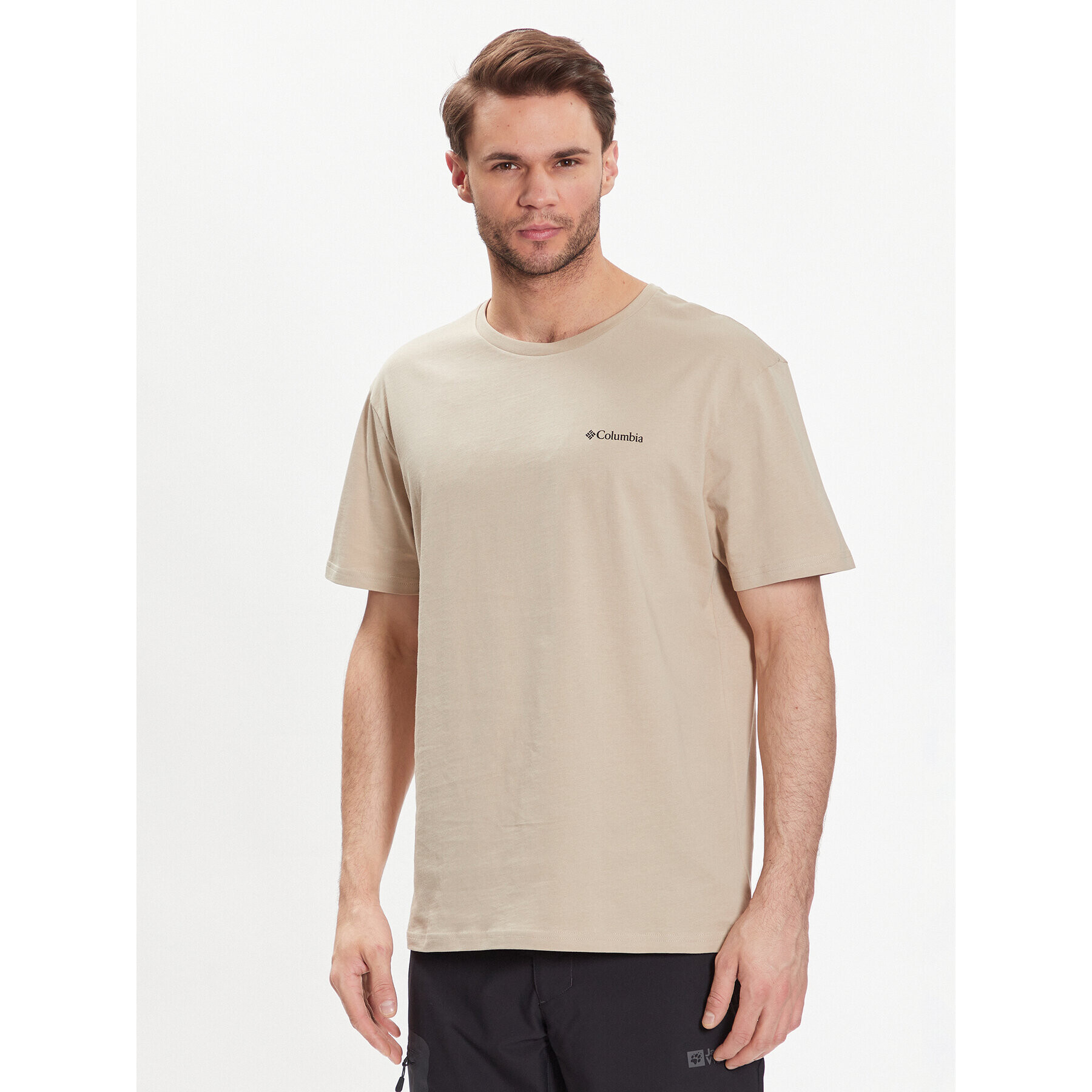 Columbia T-Shirt Basic Logo 1680053 Béžová Regular Fit - Pepit.cz