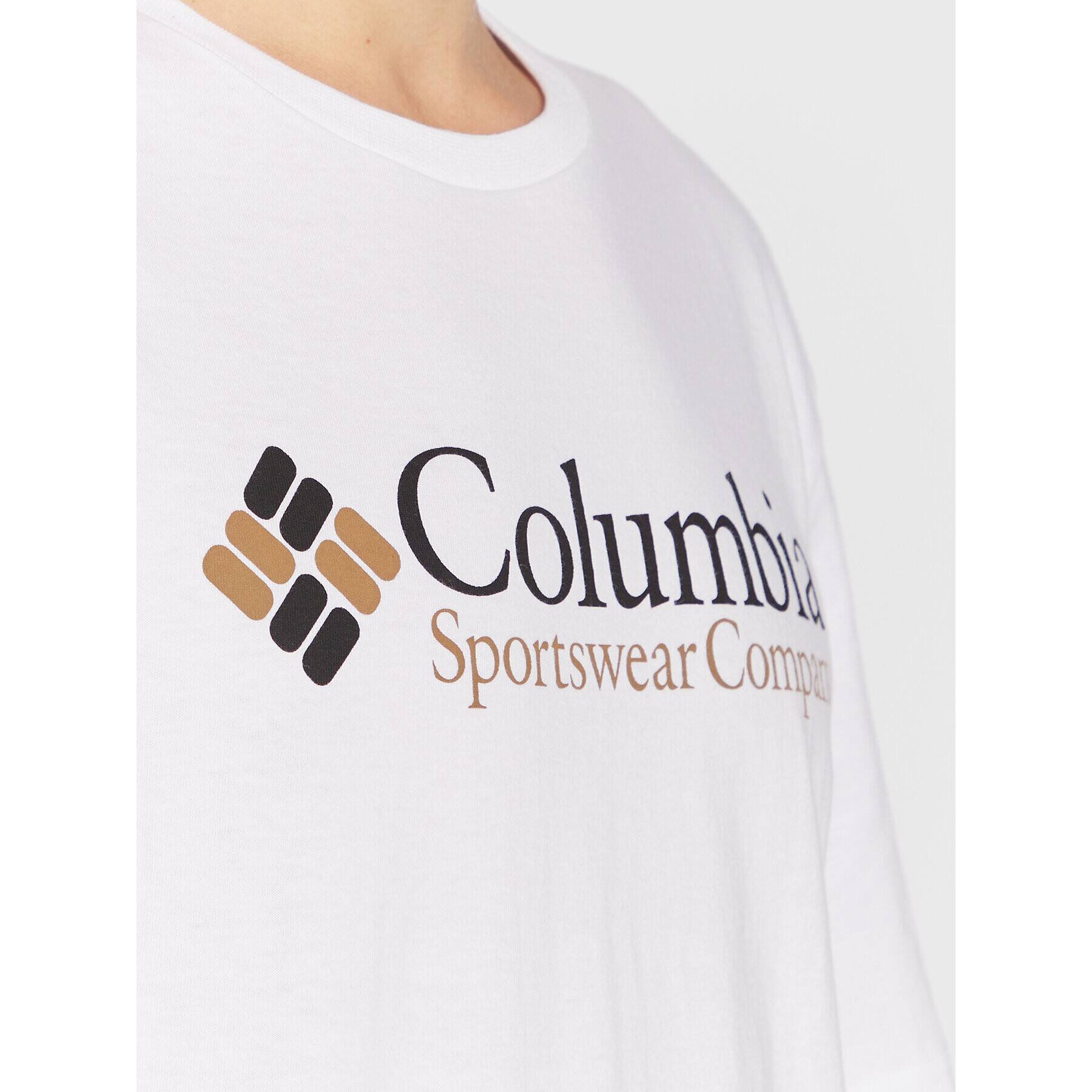 Columbia T-Shirt Csc Basic Logo 1680053 Bílá Regular Fit - Pepit.cz