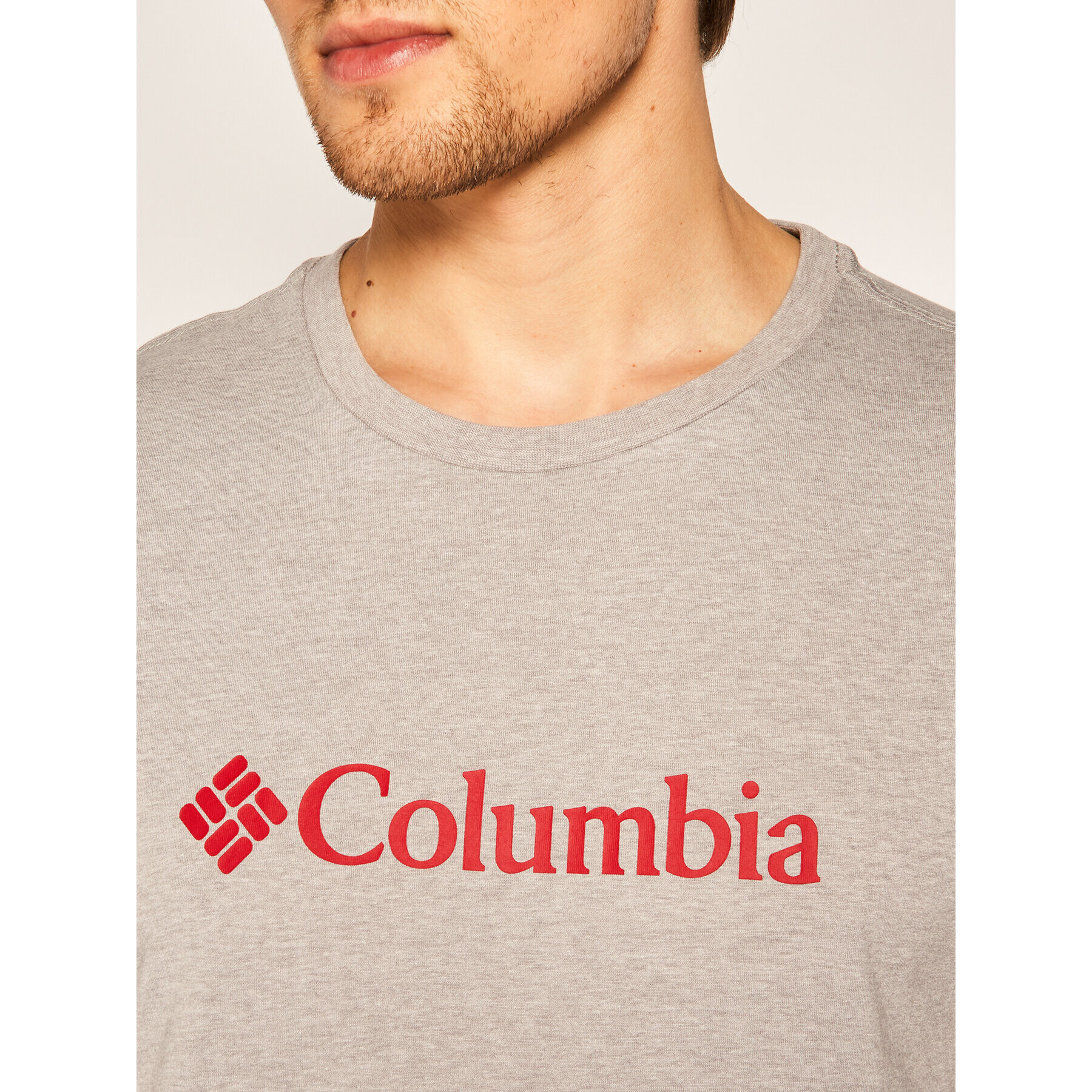 Columbia T-Shirt CSC Basic Logo EM2180 Šedá Regular Fit - Pepit.cz