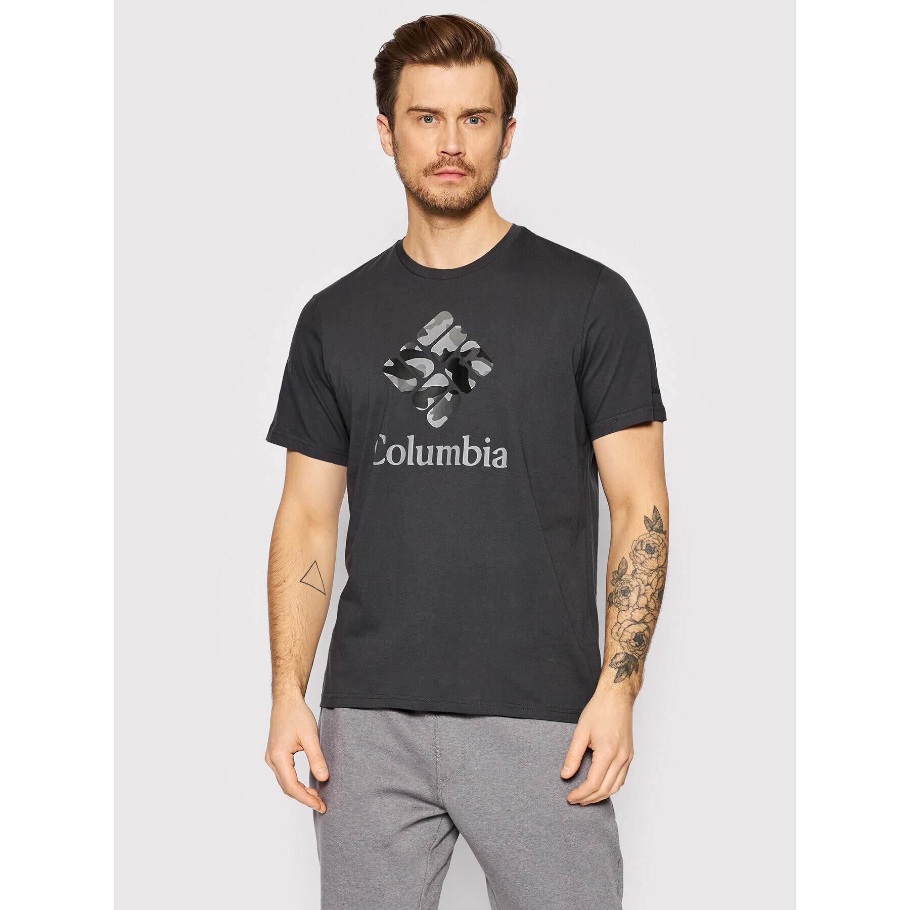 Columbia T-Shirt Rapid Ridge Graphic 1888813 Šedá Regular Fit - Pepit.cz