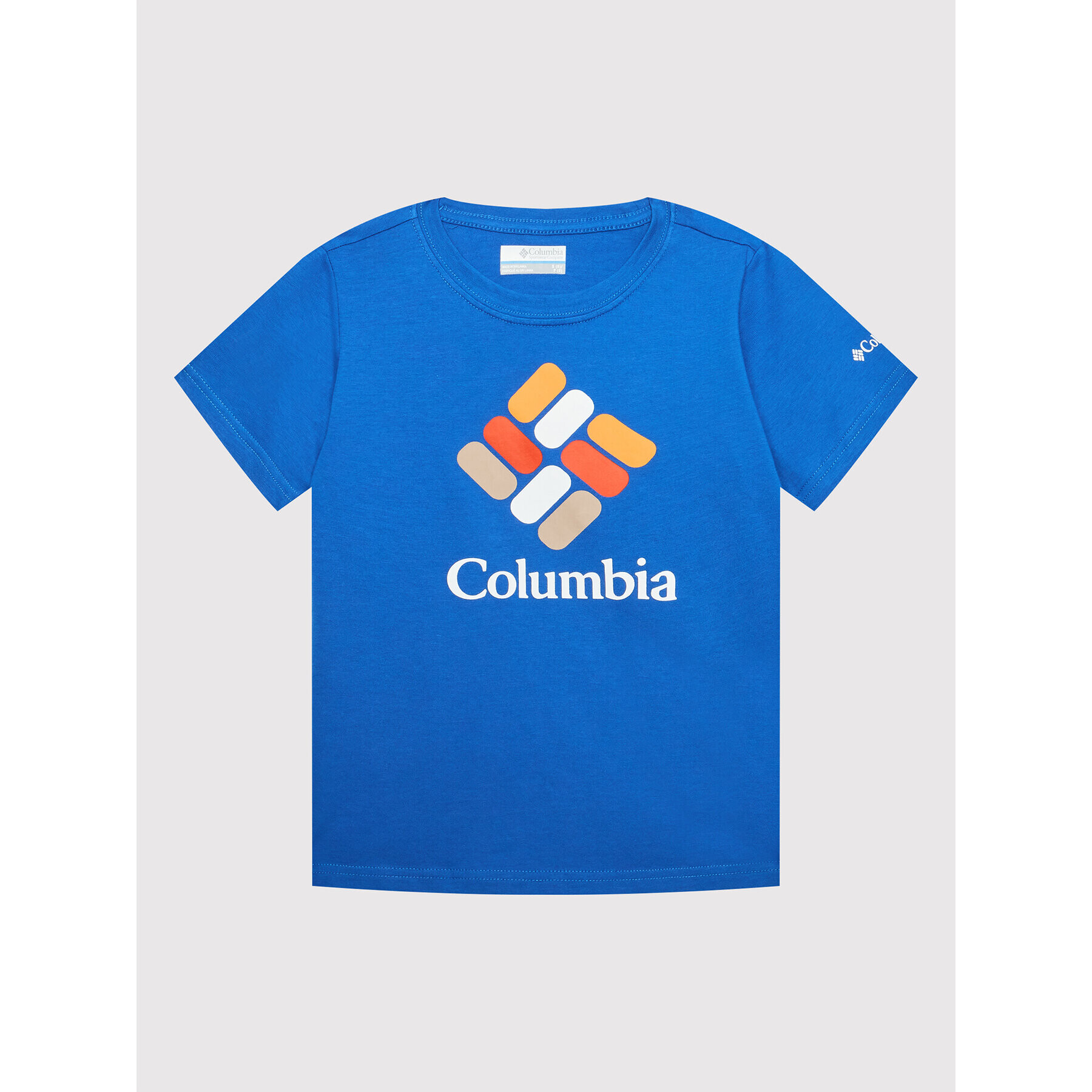 Columbia T-Shirt Valley Creek 1989781 Modrá Regular Fit - Pepit.cz