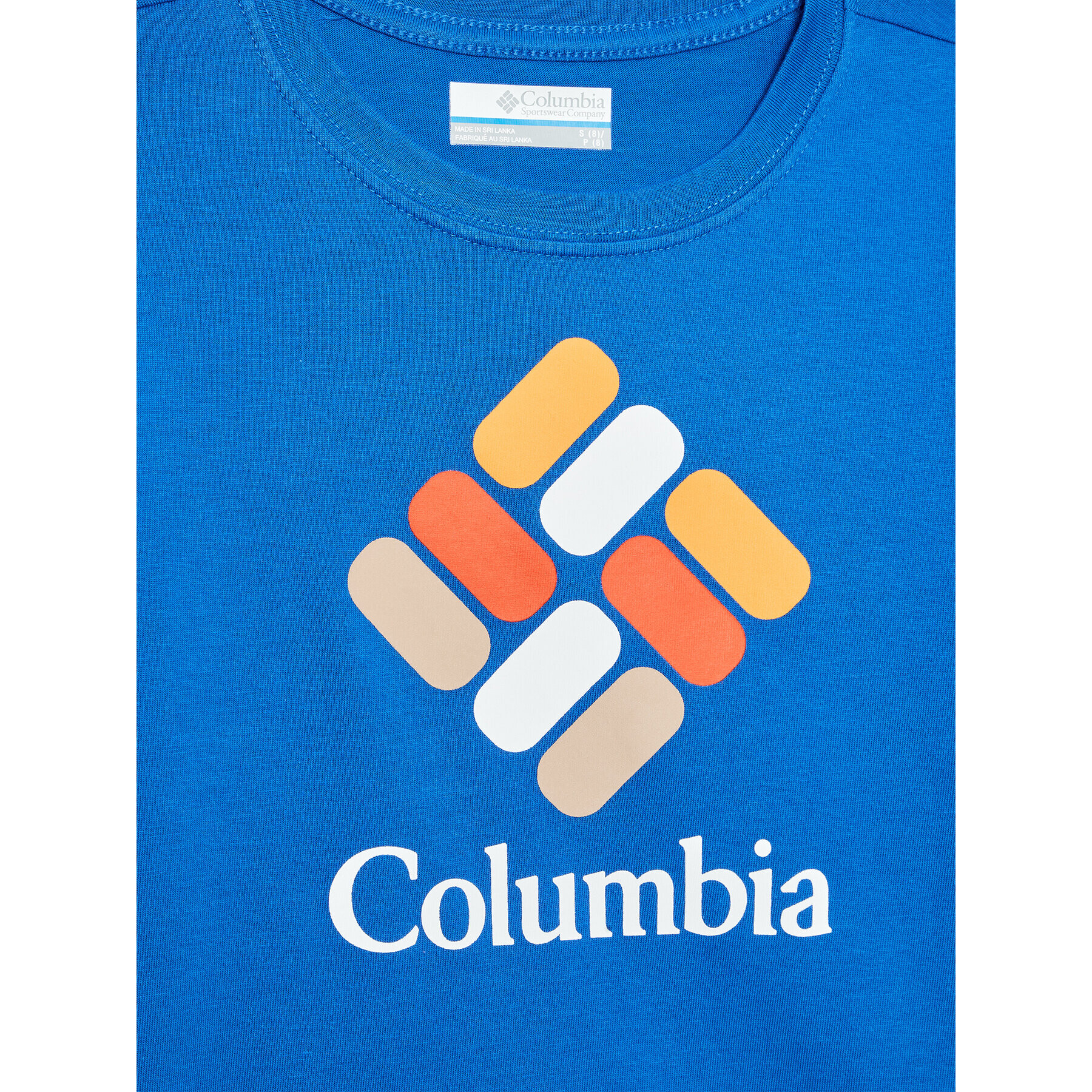 Columbia T-Shirt Valley Creek 1989781 Modrá Regular Fit - Pepit.cz