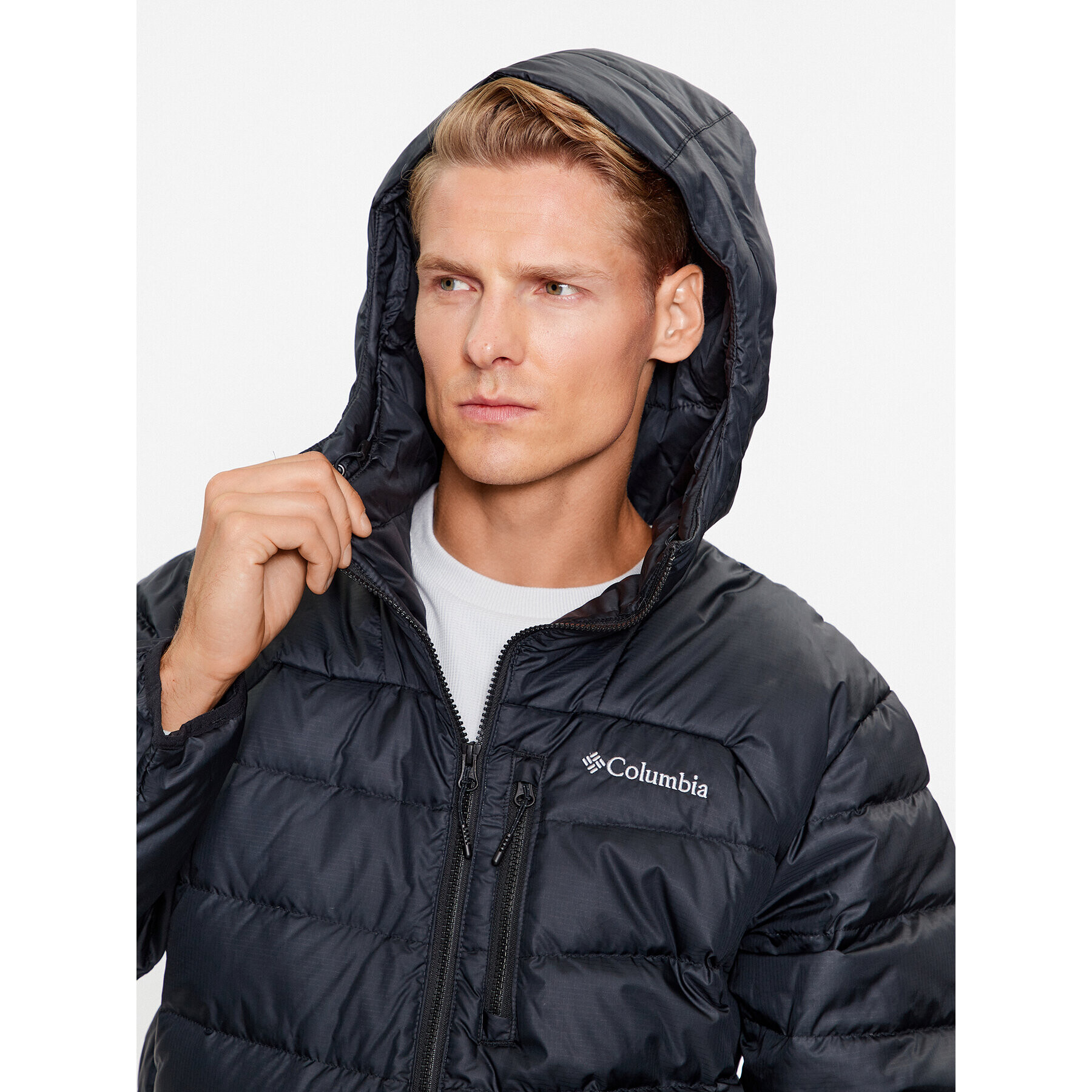 Columbia Vatovaná bunda Autumn Park™ Down Hooded Jacket Černá Regular Fit - Pepit.cz