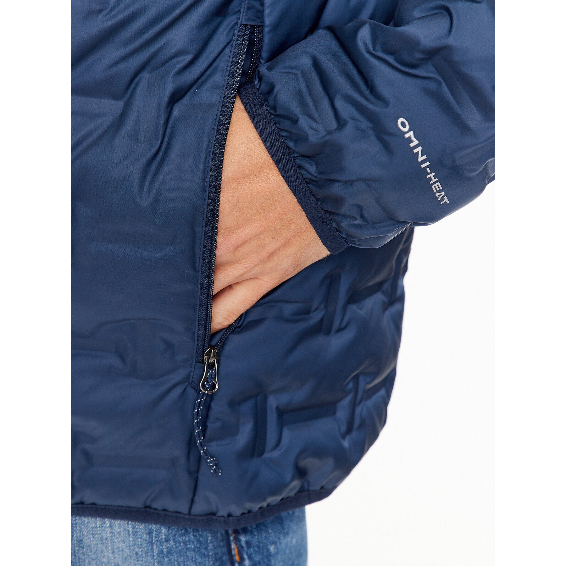 Columbia Vatovaná bunda Delta Ridge™ Down Hooded Jacket Modrá Regular Fit - Pepit.cz