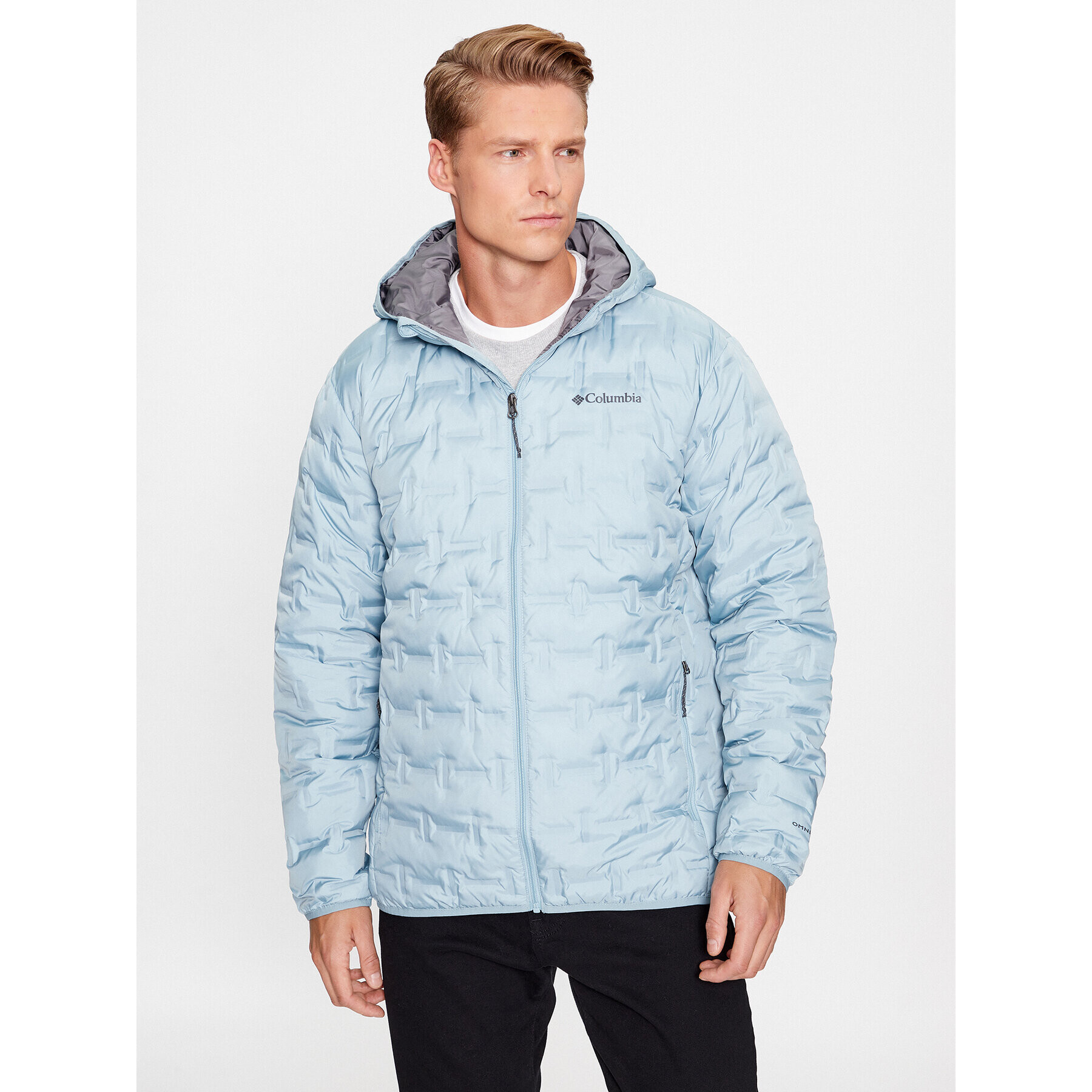 Columbia Vatovaná bunda Delta Ridge™ Down Hooded Jacket Modrá Regular Fit - Pepit.cz