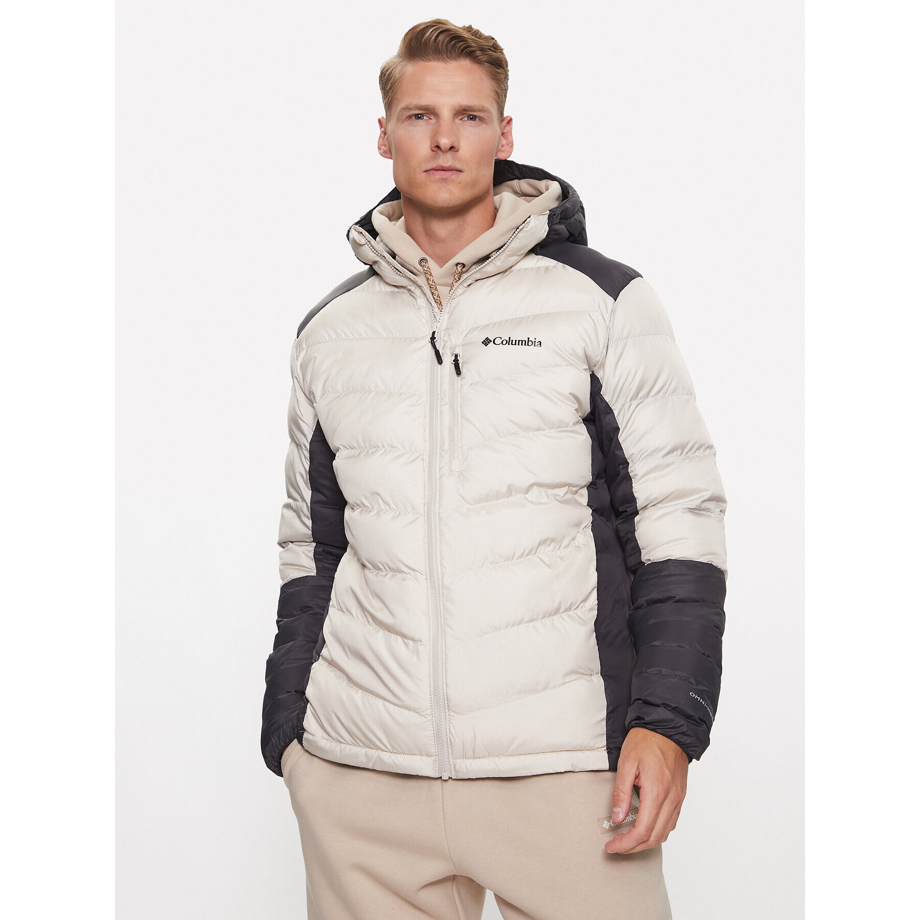 Columbia Vatovaná bunda Labyrinth Loop™ Hooded Jacket Écru Regular Fit - Pepit.cz