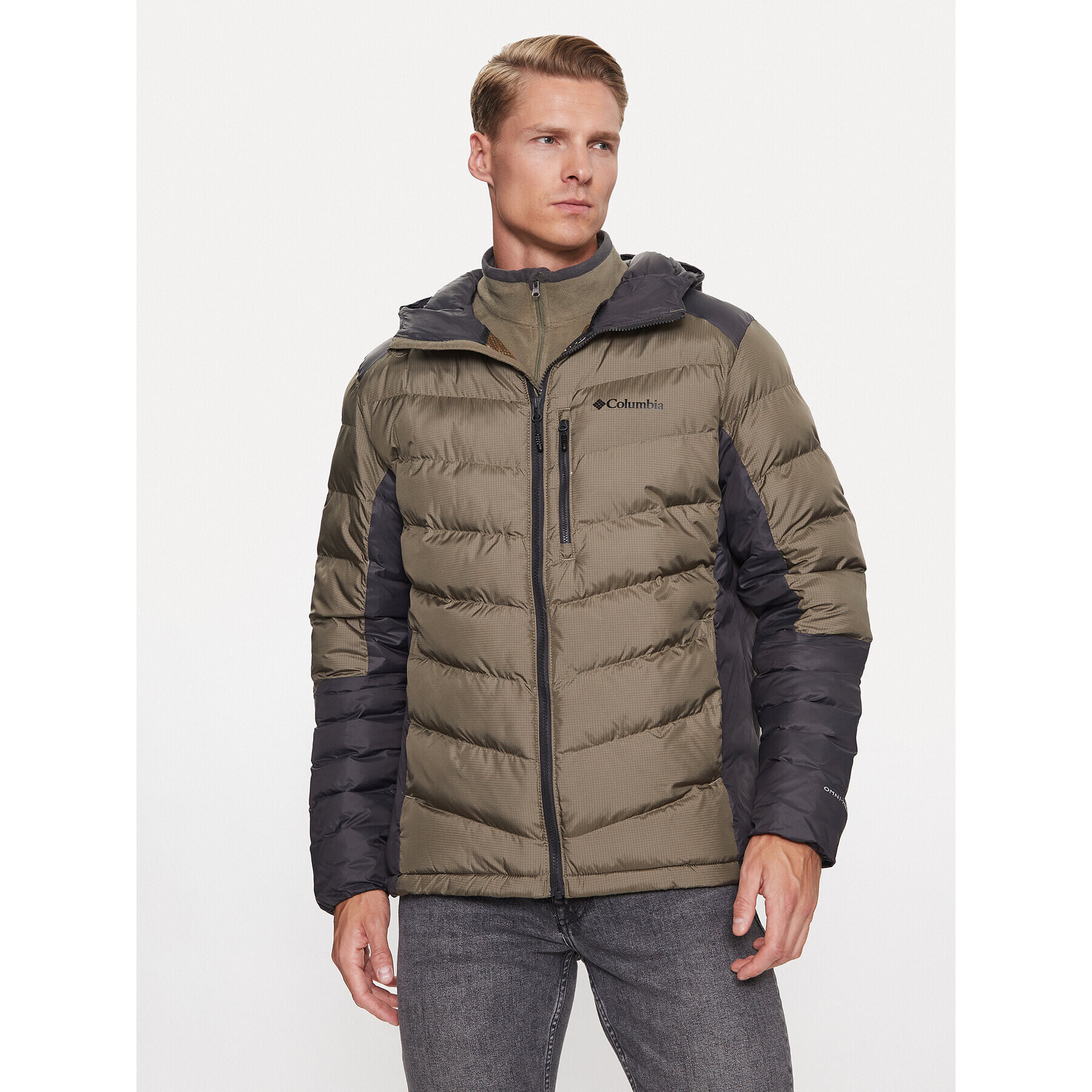 Columbia Vatovaná bunda Labyrinth Loop™ Hooded Jacket Zelená Regular Fit - Pepit.cz