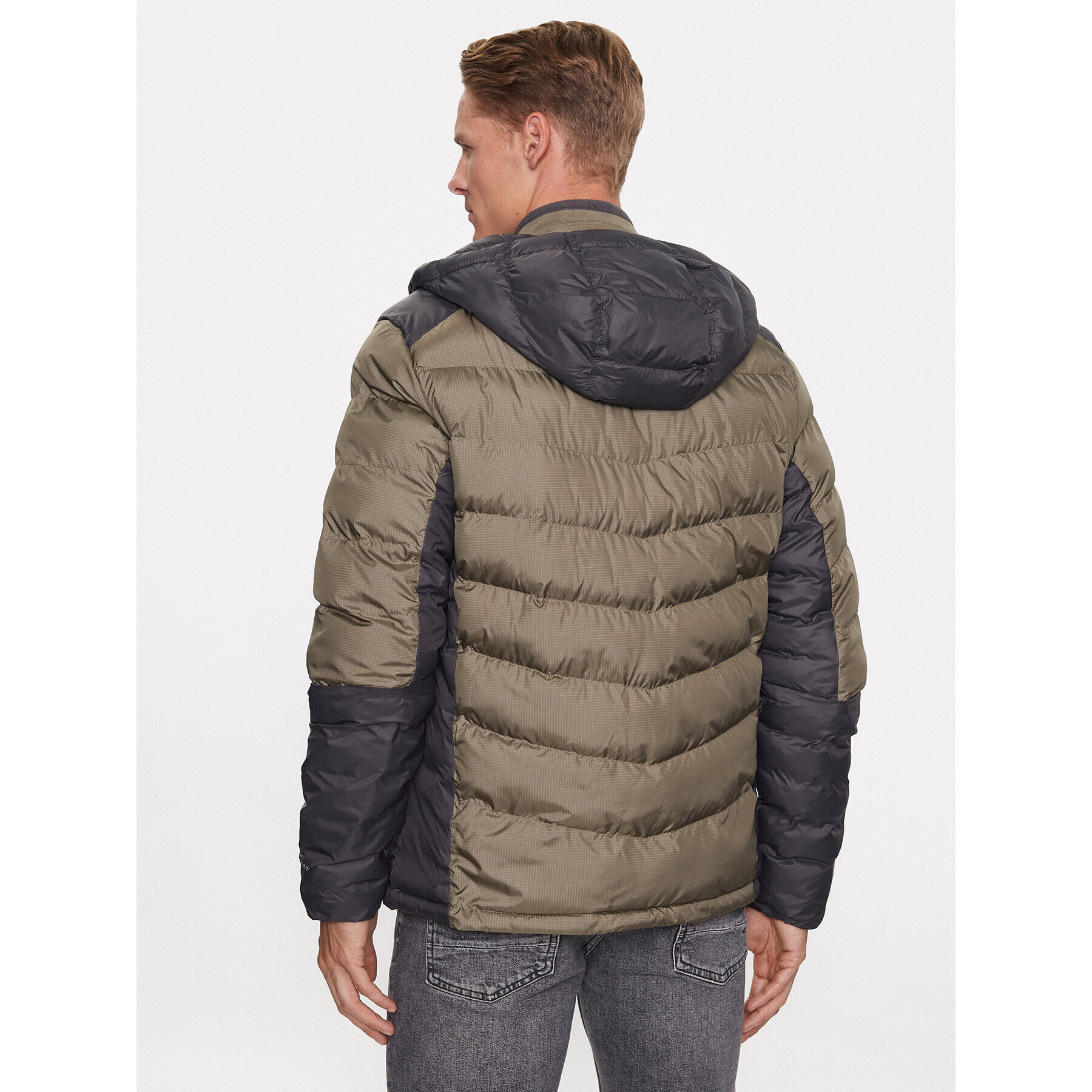 Columbia Vatovaná bunda Labyrinth Loop™ Hooded Jacket Zelená Regular Fit - Pepit.cz