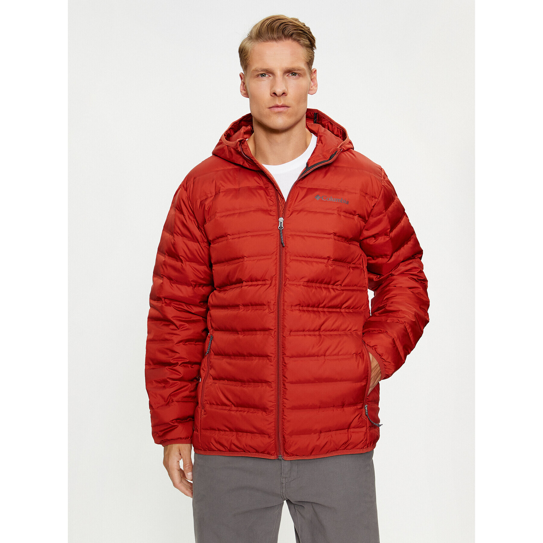 Columbia Vatovaná bunda Lake 22™ Down Hooded Jacket Oranžová Regular Fit - Pepit.cz