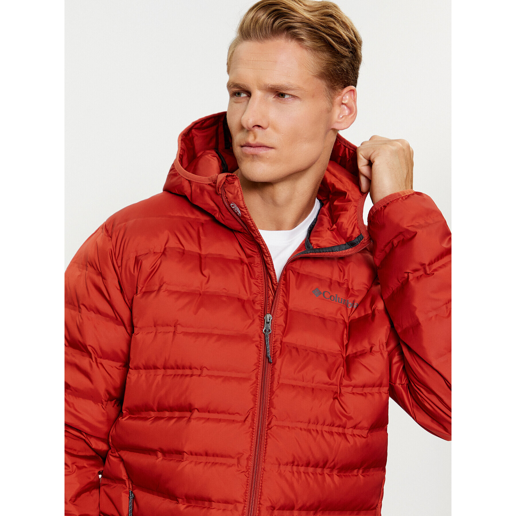 Columbia Vatovaná bunda Lake 22™ Down Hooded Jacket Oranžová Regular Fit - Pepit.cz