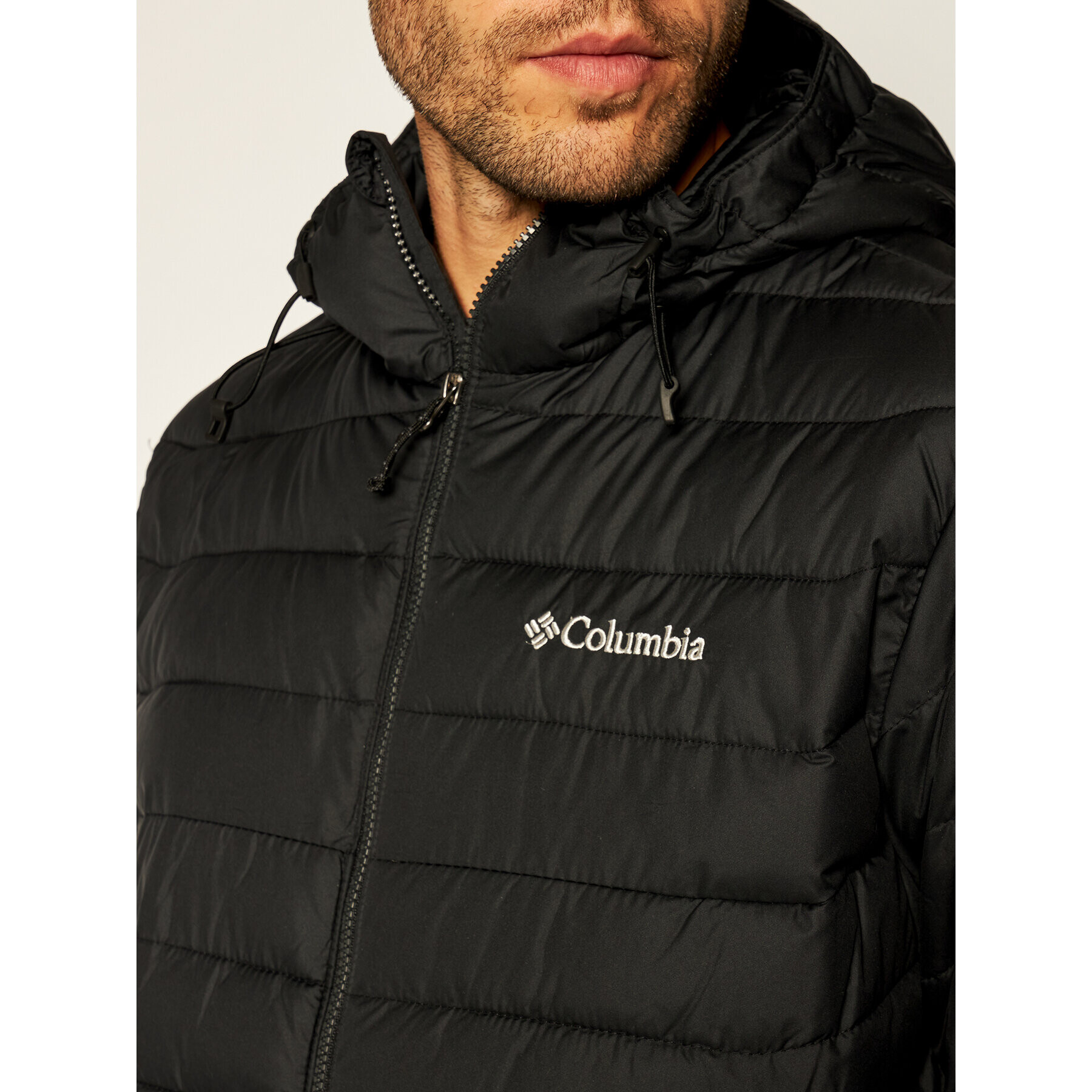 Columbia Vatovaná bunda Powder Lite 1693931 Černá Regular Fit - Pepit.cz