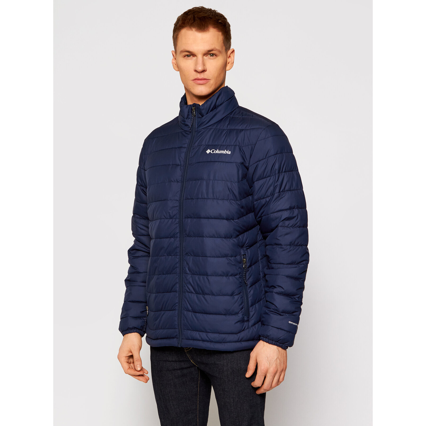 Columbia Vatovaná bunda Powder Lite 1698001 Tmavomodrá Regular Fit - Pepit.cz