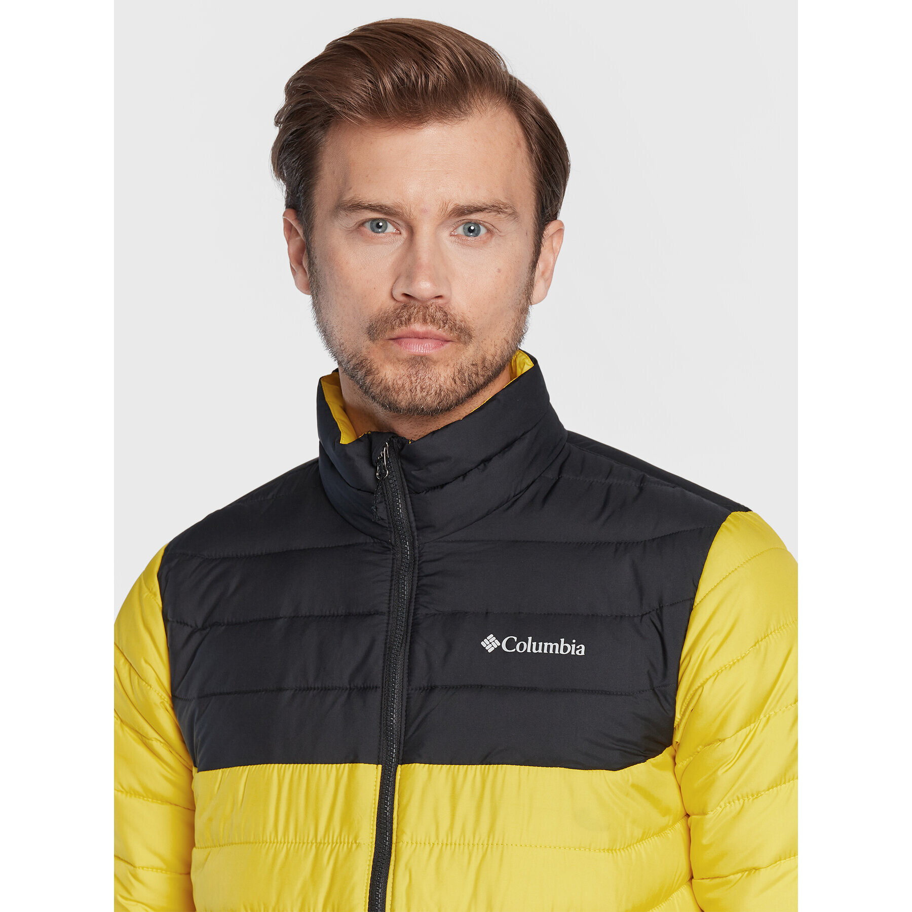 Columbia Vatovaná bunda Powder Lite 1698001 Žlutá Regular Fit - Pepit.cz