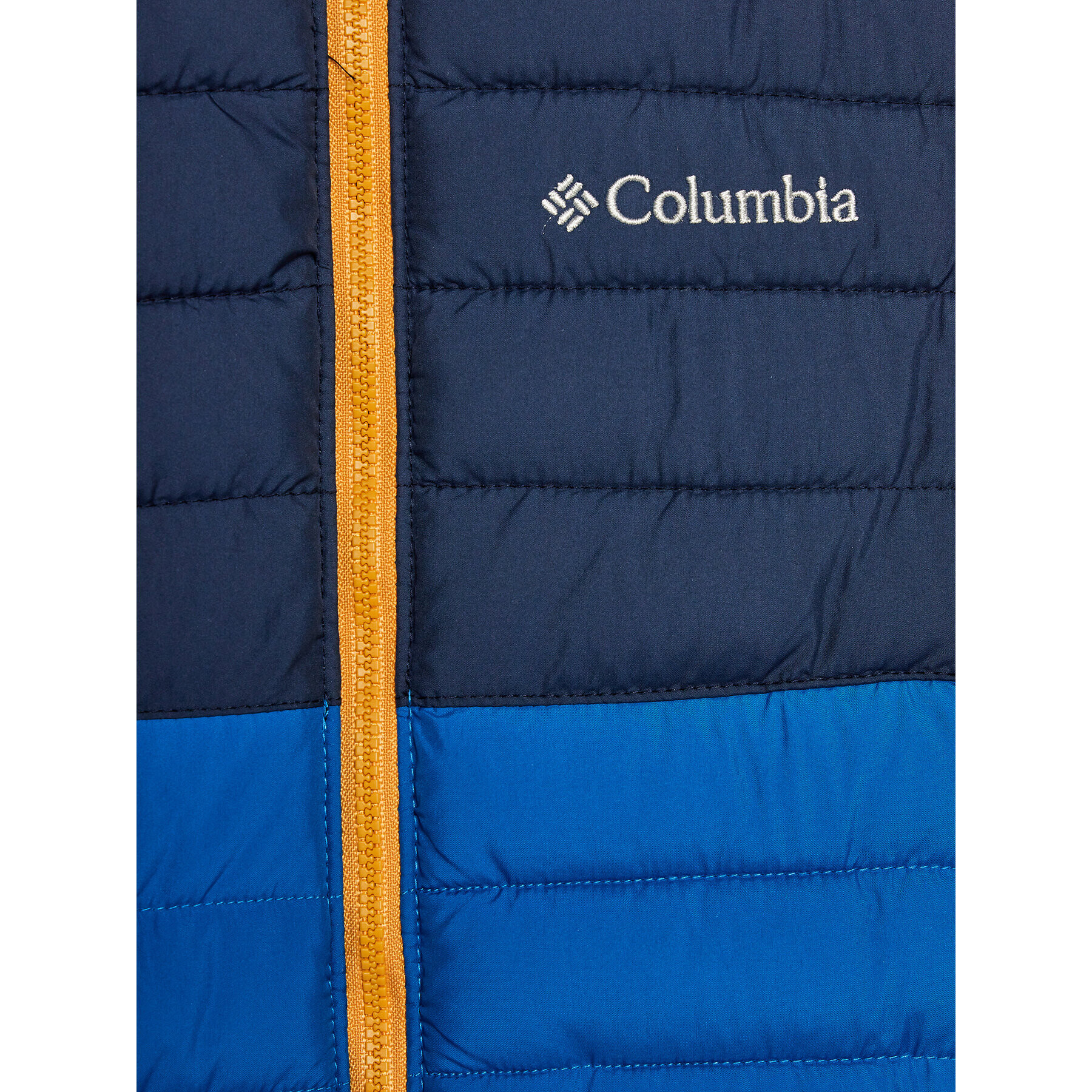 Columbia Vatovaná bunda Powder Lite™ Boys Hooded Jacket Modrá Regular Fit - Pepit.cz