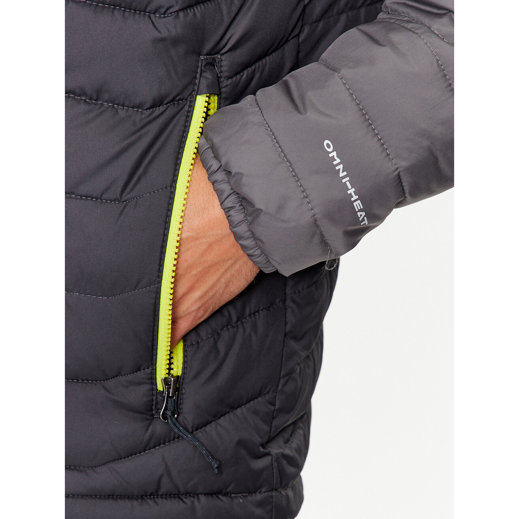 Columbia Vatovaná bunda Powder Lite™ Hooded Jacket Šedá Regular Fit - Pepit.cz