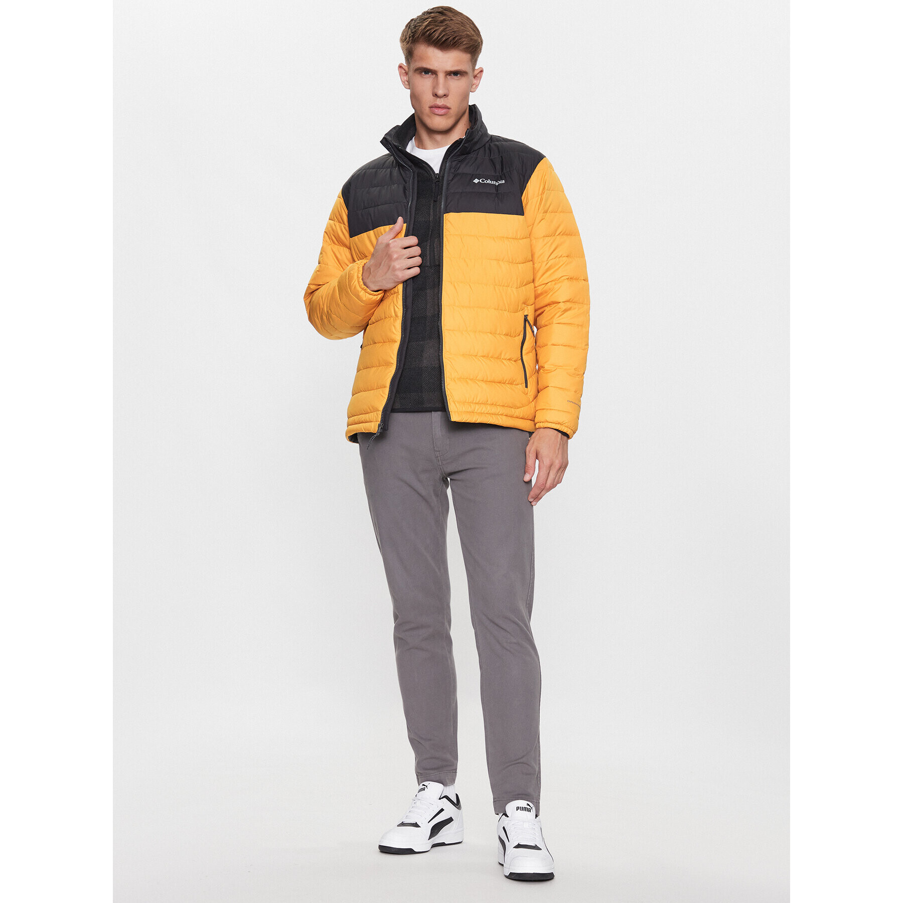 Columbia Vatovaná bunda Powder Lite™ Jacket Žlutá Regular Fit - Pepit.cz