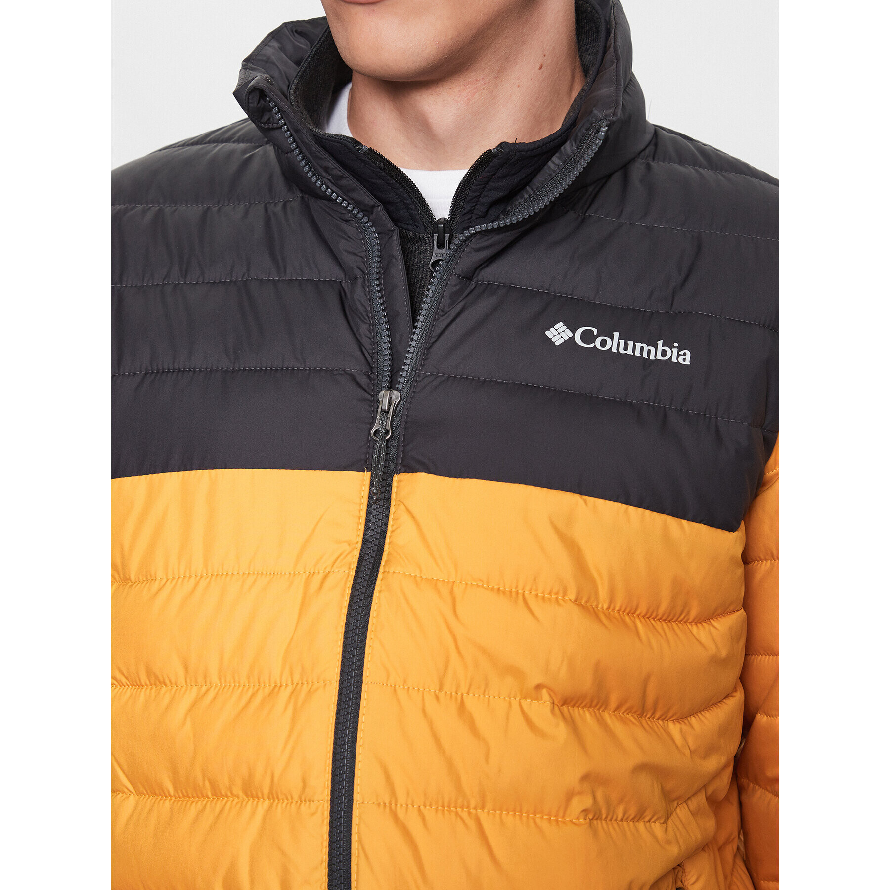 Columbia Vatovaná bunda Powder Lite™ Jacket Žlutá Regular Fit - Pepit.cz