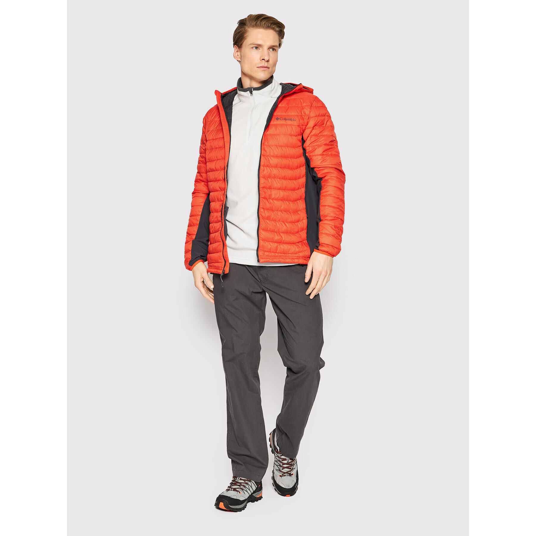 Columbia Vatovaná bunda Powder Pass 1773271 Červená Regular Fit - Pepit.cz