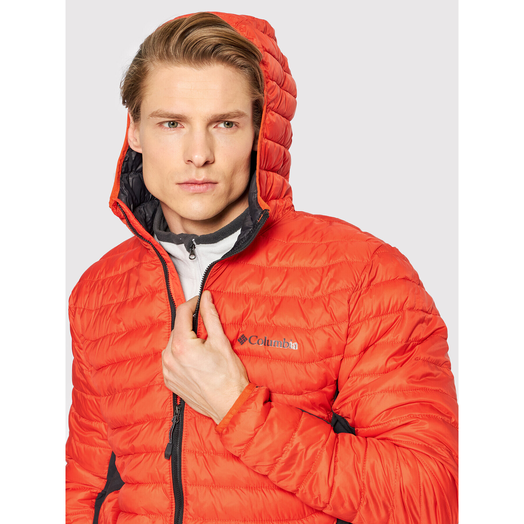 Columbia Vatovaná bunda Powder Pass 1773271 Červená Regular Fit - Pepit.cz