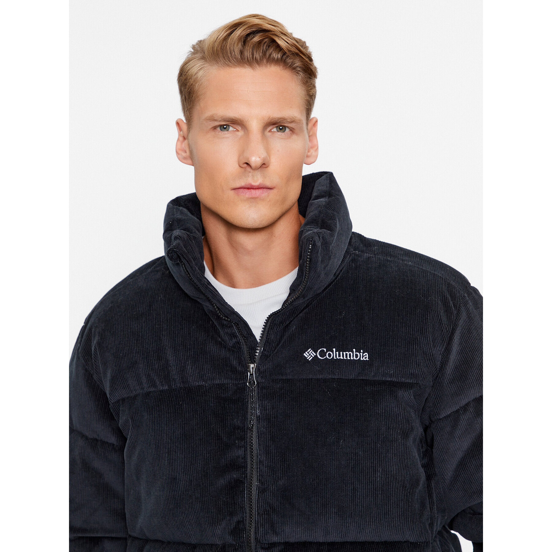 Columbia Vatovaná bunda Puffect™ Corduroy Jacket Černá Regular Fit - Pepit.cz