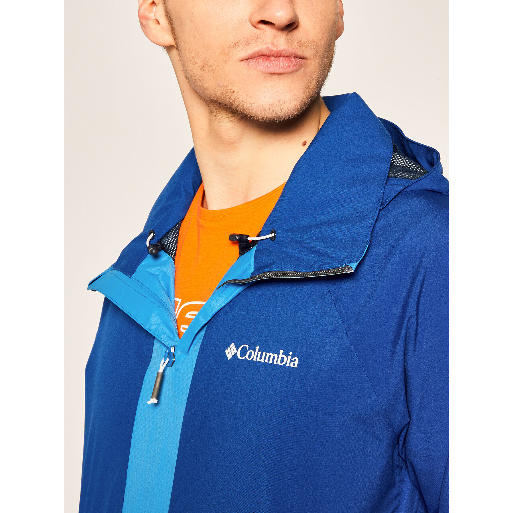 Columbia Větrovka Evolution Valley RI0025 Modrá Regular Fit - Pepit.cz