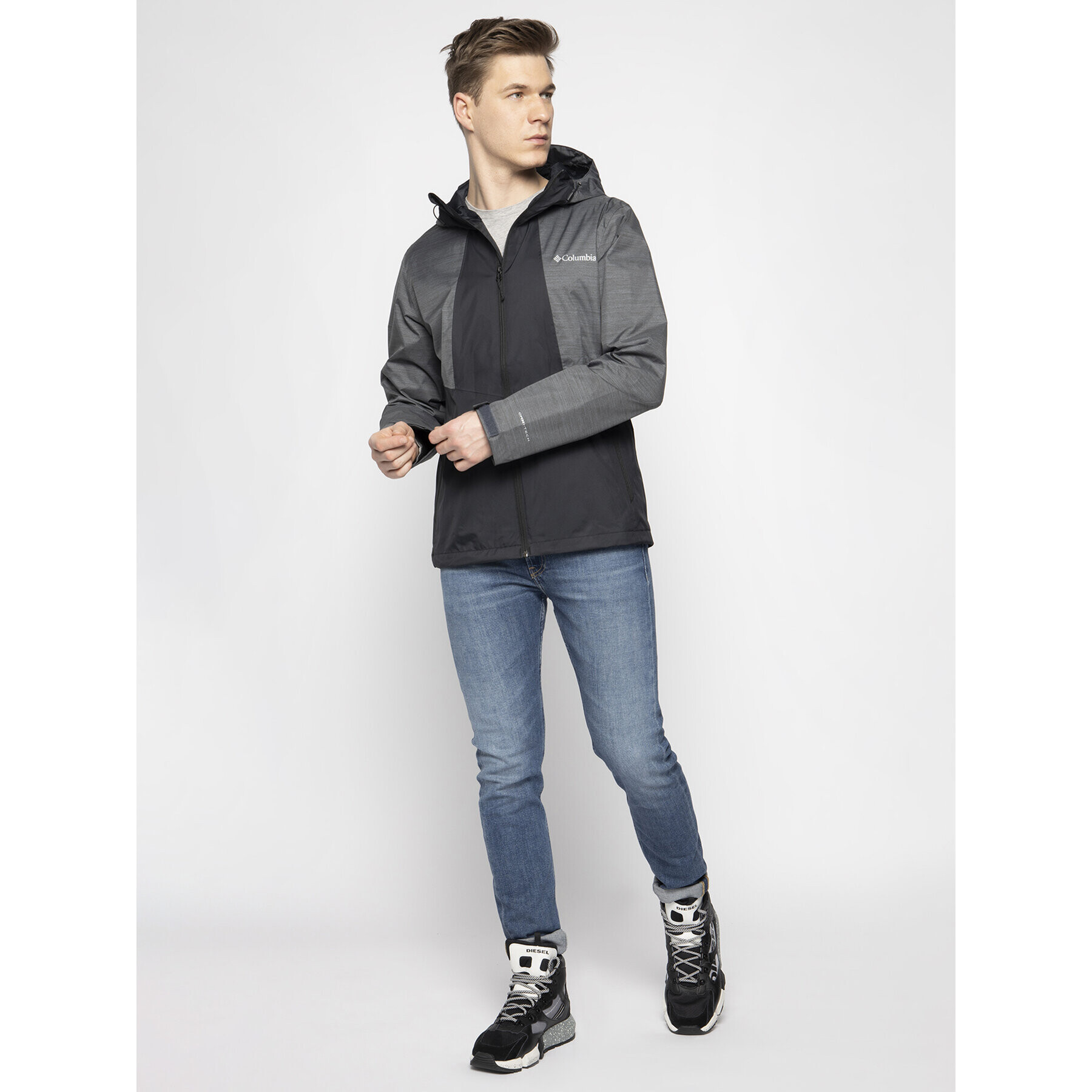 Columbia Větrovka Inner Limits II EO0088 Šedá Regular Fit - Pepit.cz