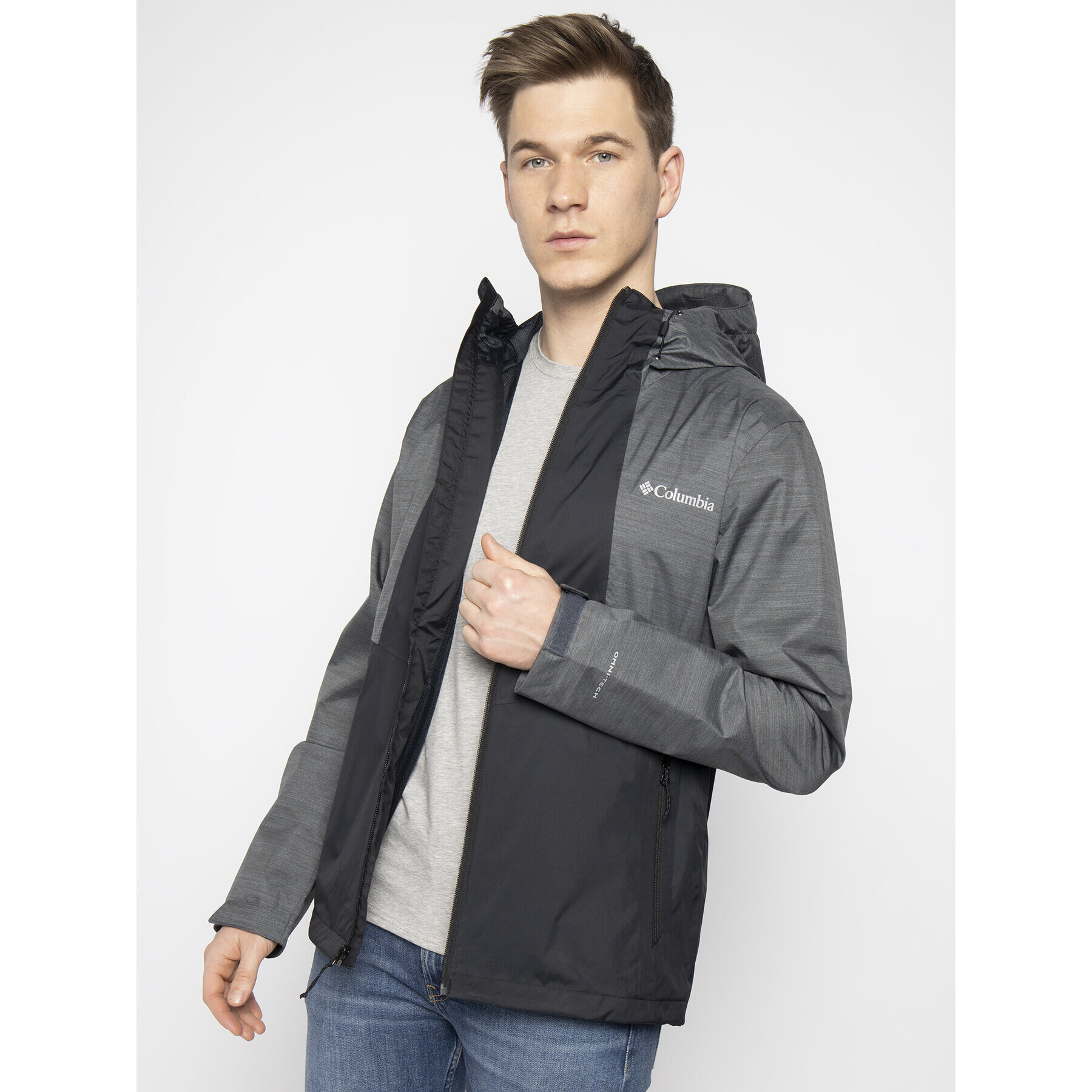 Columbia Větrovka Inner Limits II EO0088 Šedá Regular Fit - Pepit.cz