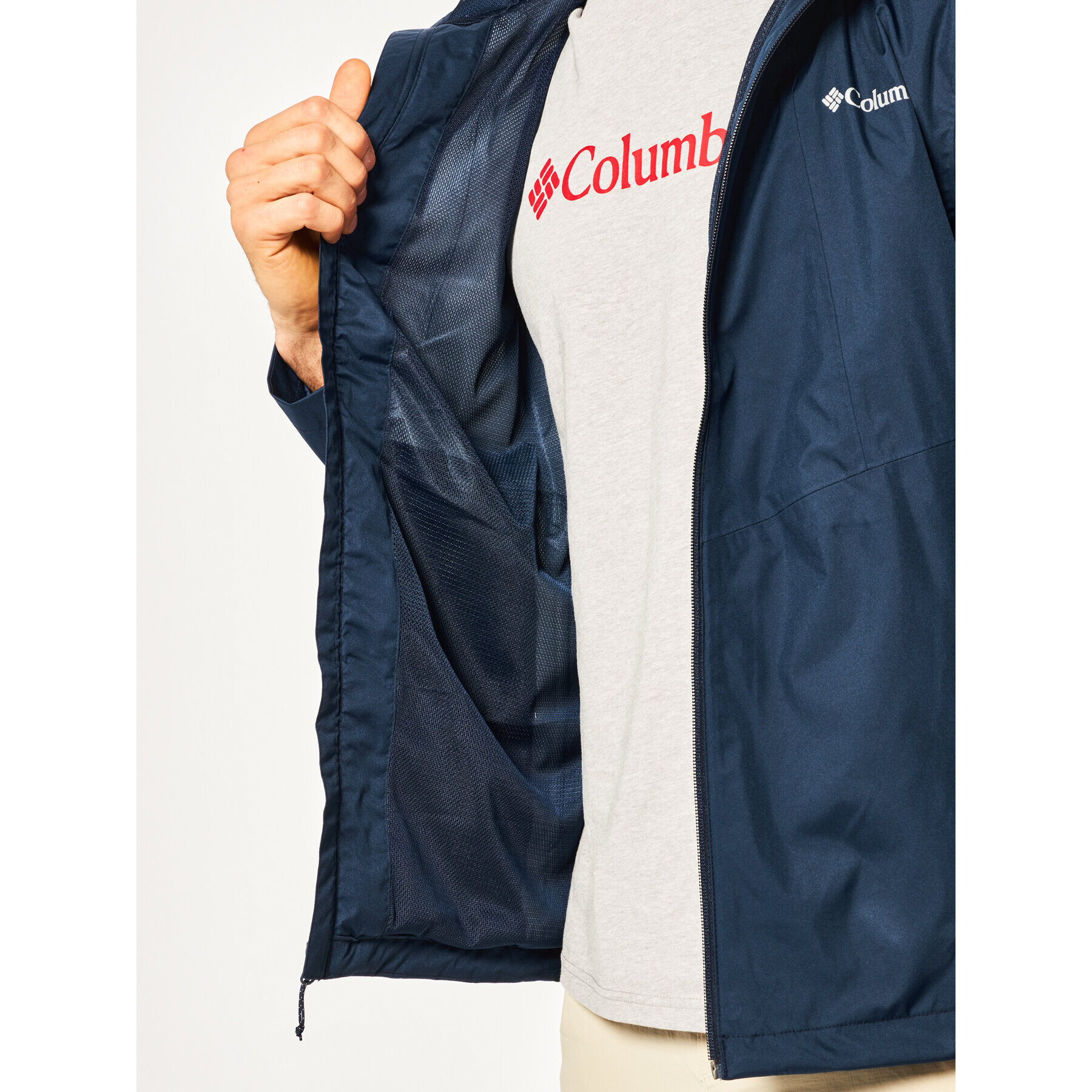 Columbia Větrovka Inner Limits II EO0088 Tmavomodrá Regular Fit - Pepit.cz