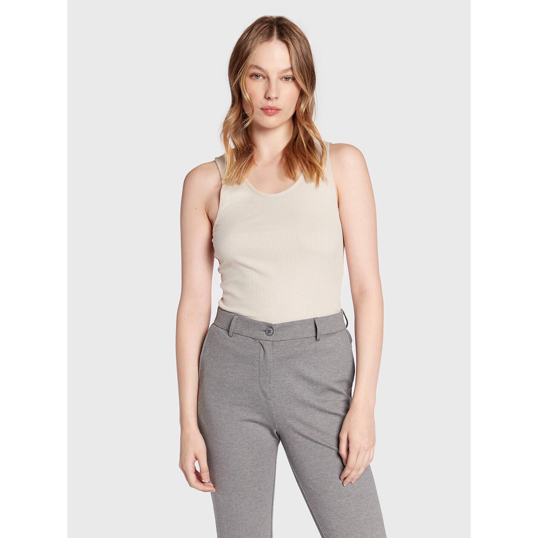 Comma Top 2120575 Béžová Slim Fit - Pepit.cz