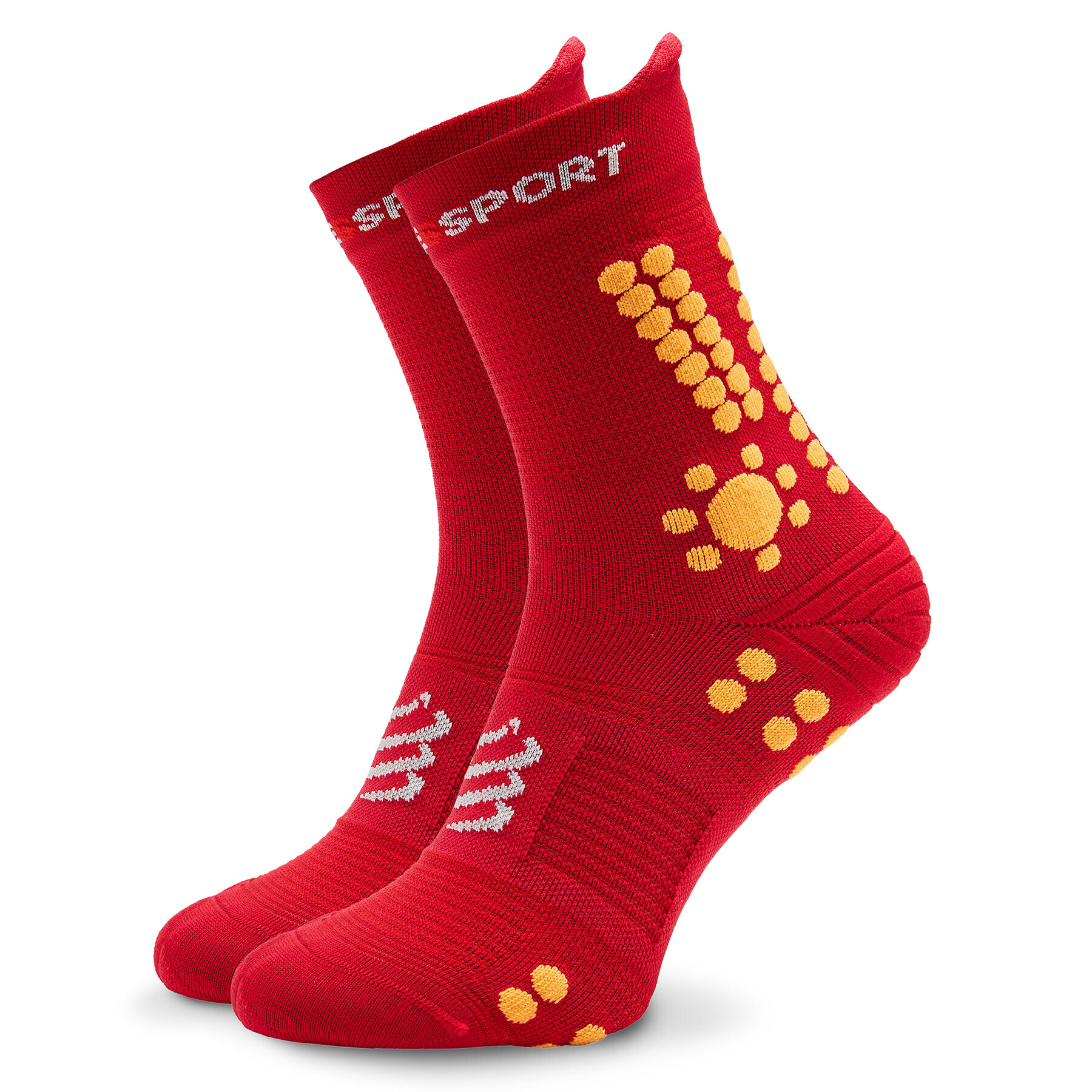 Compressport Klasické ponožky Unisex Pro Racing Socks v4.0 Trail XU00048B Červená - Pepit.cz