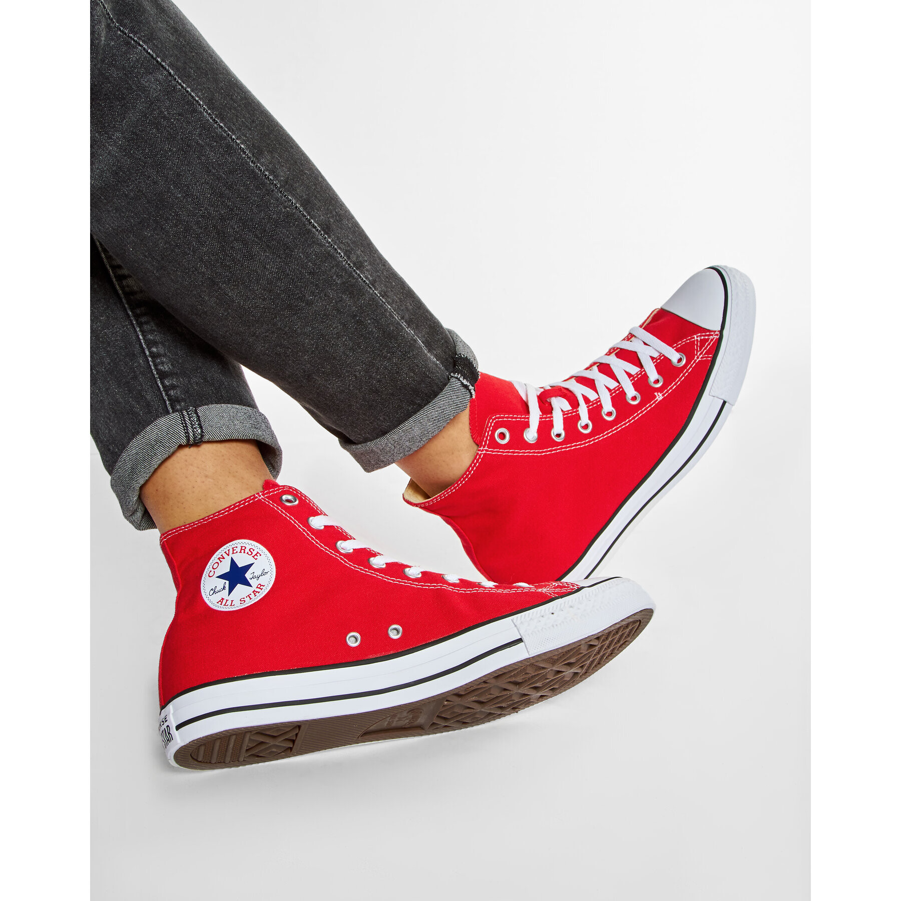 Converse Plátěnky All Star Hi M9621C Červená - Pepit.cz