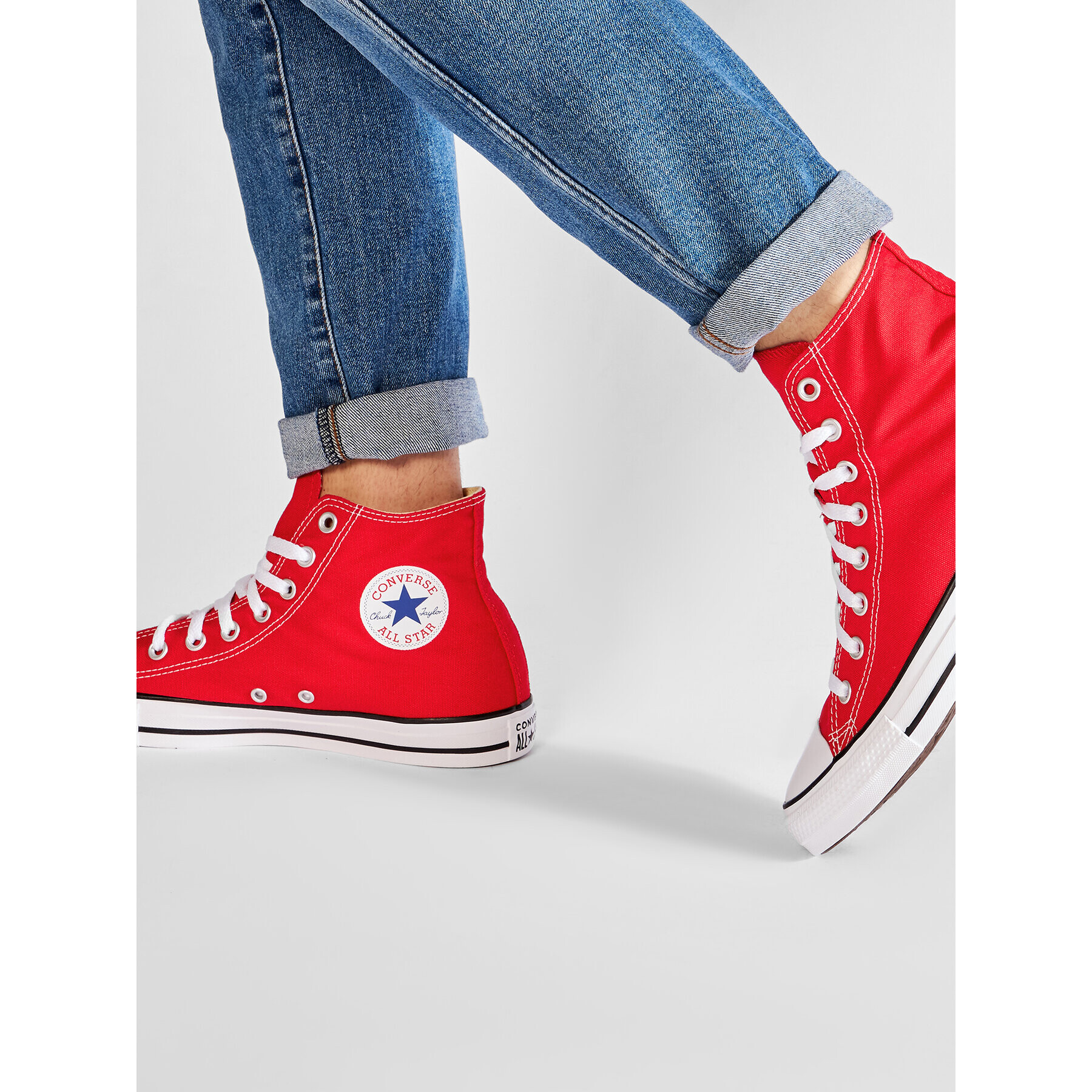 Converse Plátěnky All Star Hi M9621C Červená - Pepit.cz