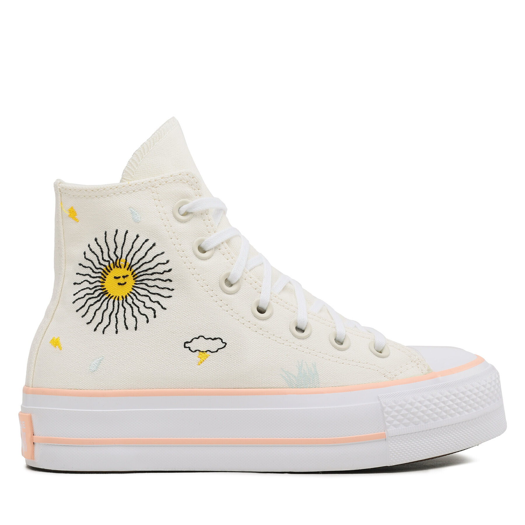 Converse Plátěnky Chuck Taylor All Star Lift A03516C Écru - Pepit.cz