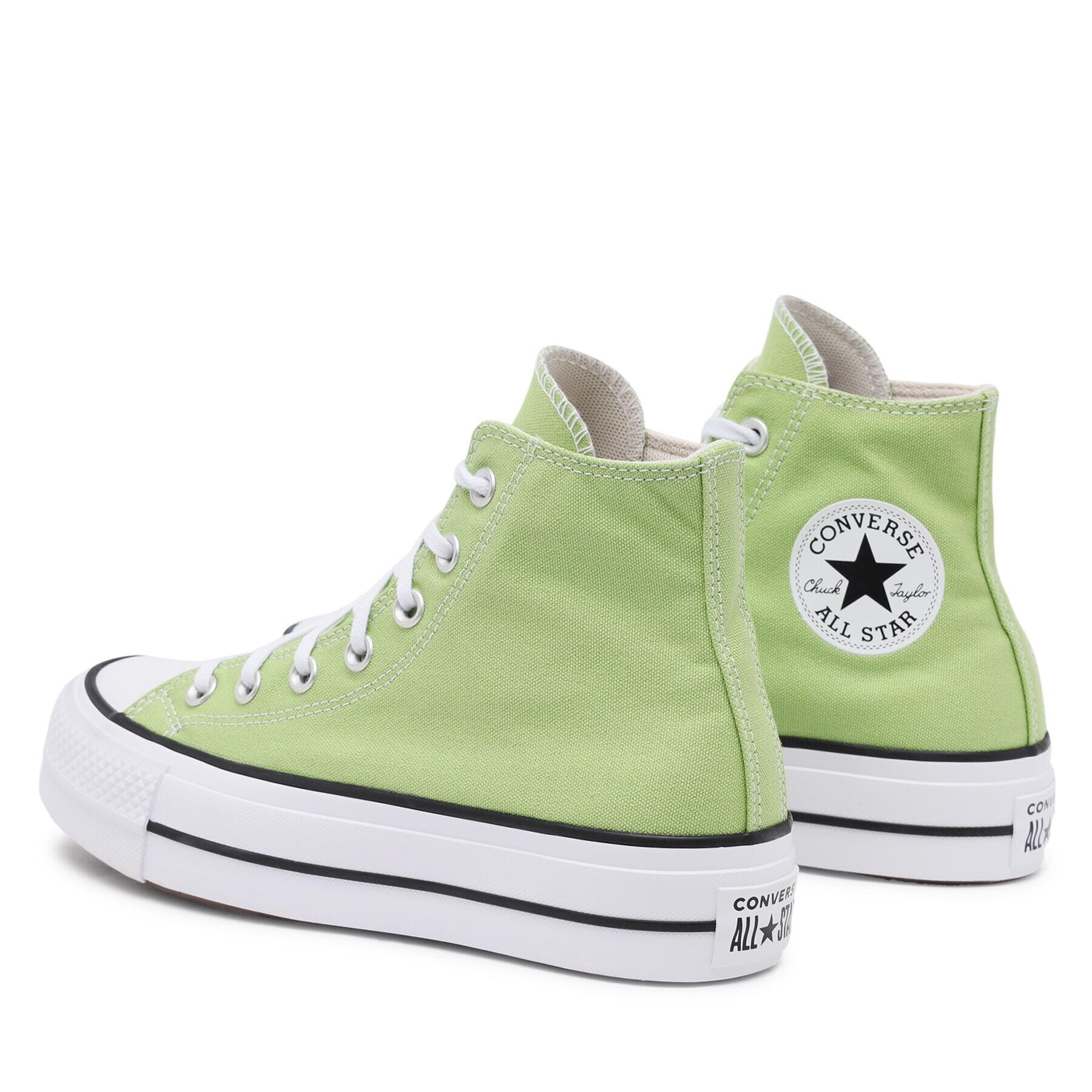 Converse Plátěnky Chuck Taylor All Star Lift A06137C Zelená - Pepit.cz