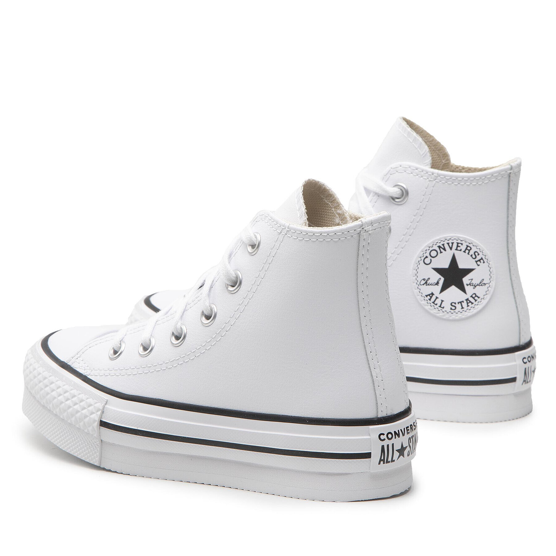 Converse Plátěnky Ctas Eva Lift Hi A01016C Bílá - Pepit.cz