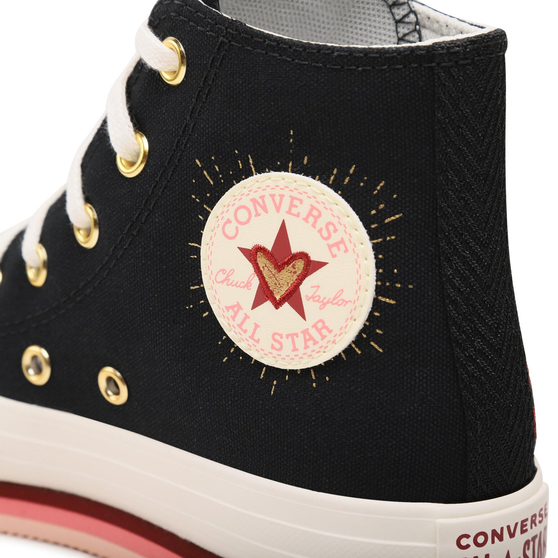 Converse Plátěnky Ctas Eva Lift Hi A04953C Černá - Pepit.cz